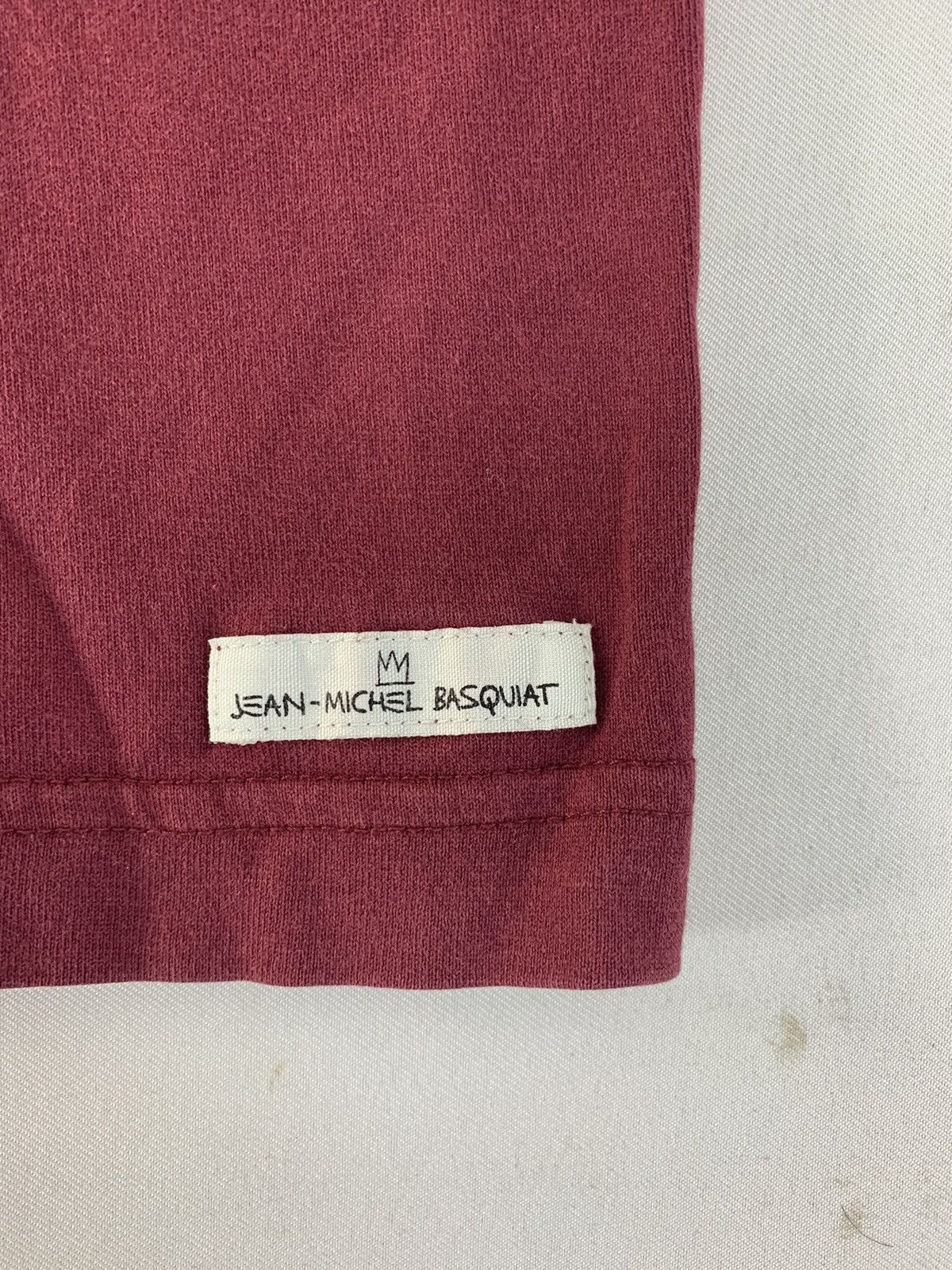 Jean-Michel Basquiat × Vintage Y2k Jean Michel Basquiat Henley Neck Small Patches Tee Size US M / EU 48-50 / 2 - 4 Thumbnail