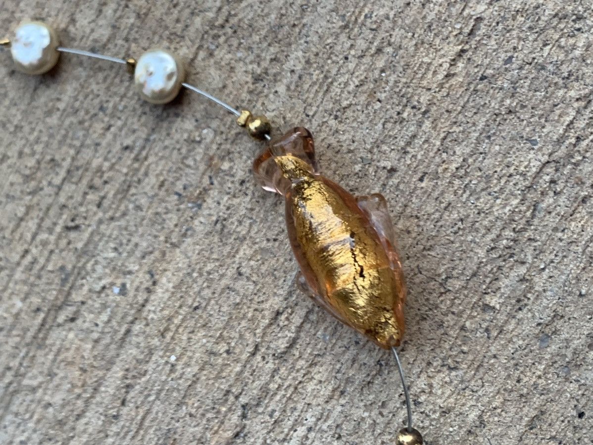 Jewelry × Vintage NATURAL WATER GOLD DUST PEARL NECKLACE Size ONE SIZE - 2 Thumbnail
