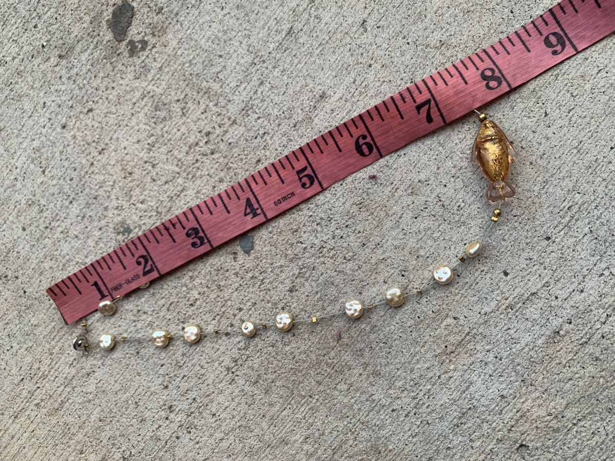 Jewelry × Vintage NATURAL WATER GOLD DUST PEARL NECKLACE Size ONE SIZE - 8 Thumbnail