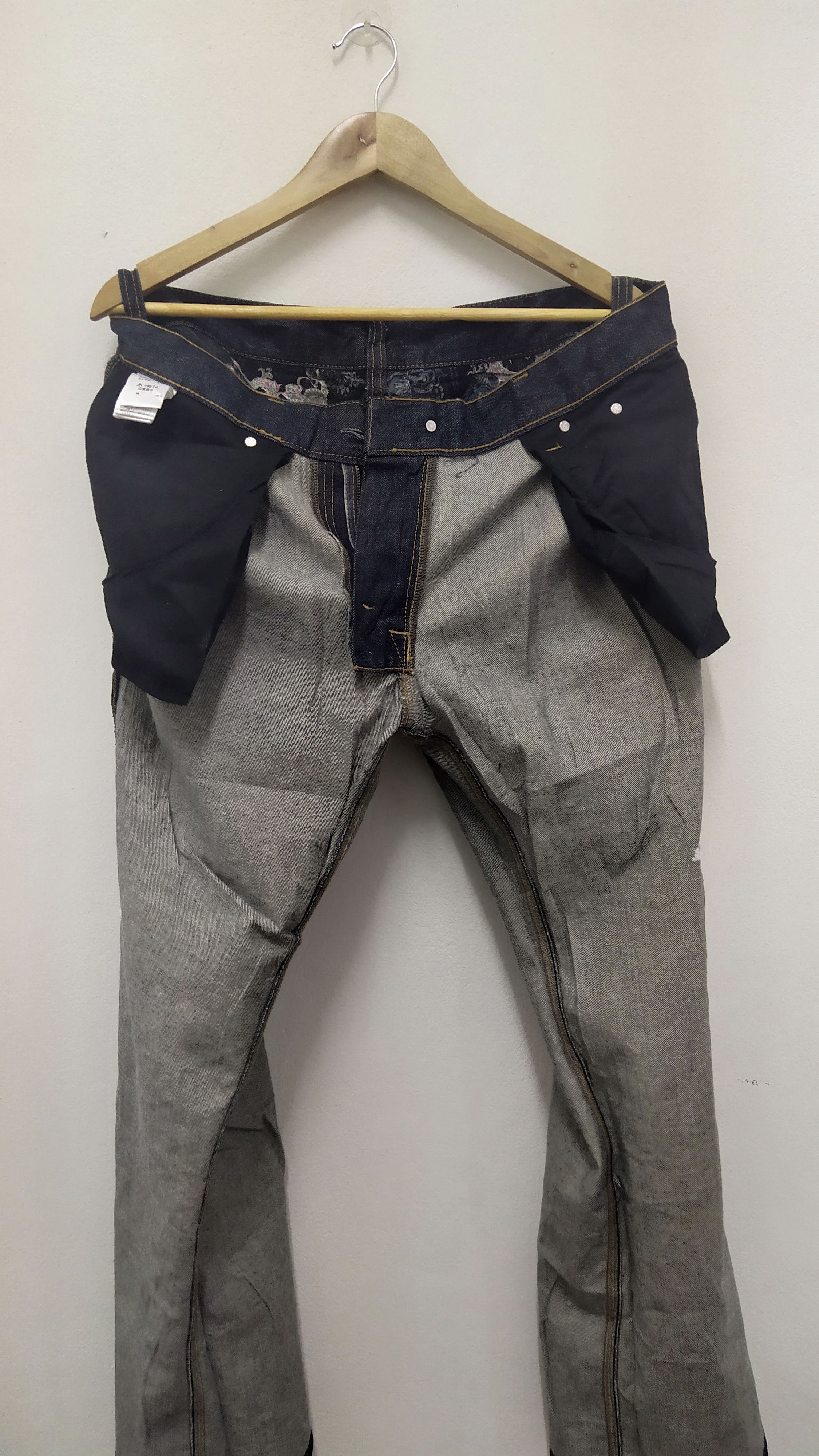 Jean Shop Vintage Japanese Dragon Embroidery Denim Size US 38 / EU 54 - 8 Thumbnail