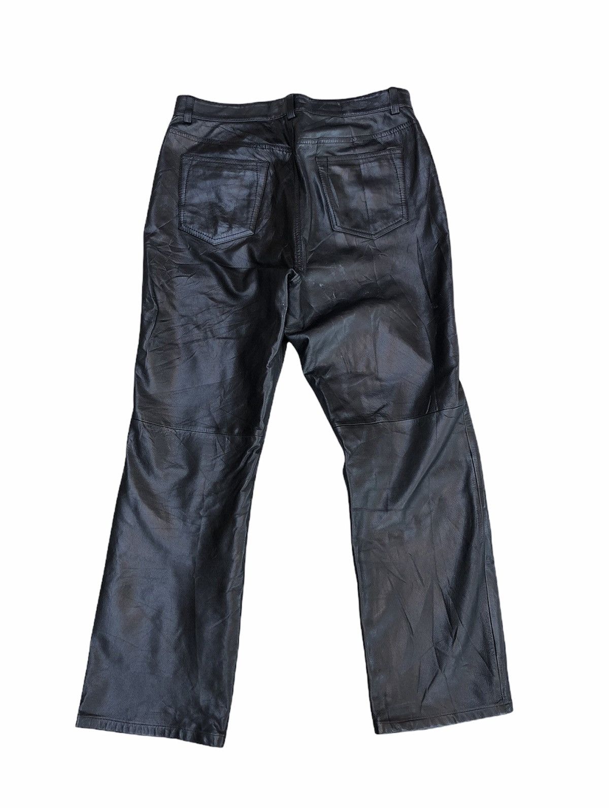 Leather Coggiola Helmut Lang Leather Style Casual Pants Size US 32 / EU 48 - 7 Thumbnail
