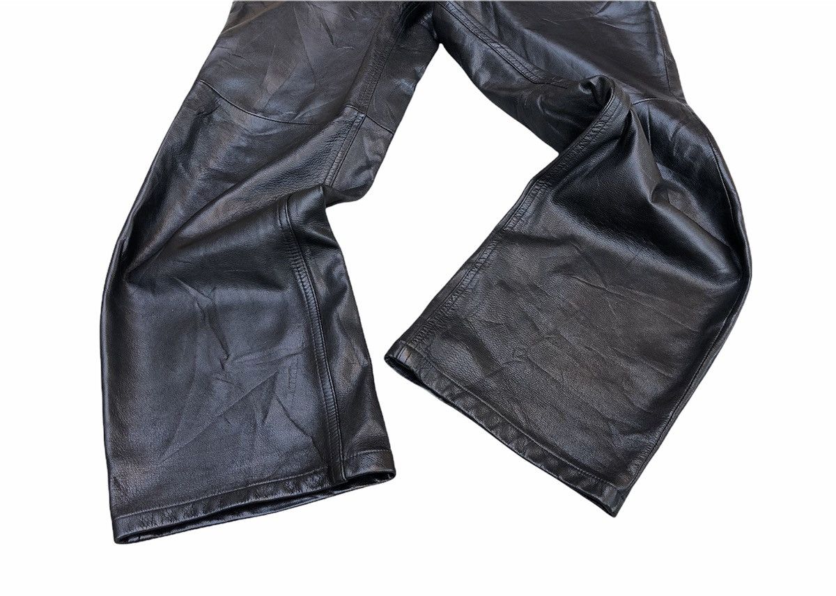 Leather Coggiola Helmut Lang Leather Style Casual Pants Size US 32 / EU 48 - 5 Thumbnail