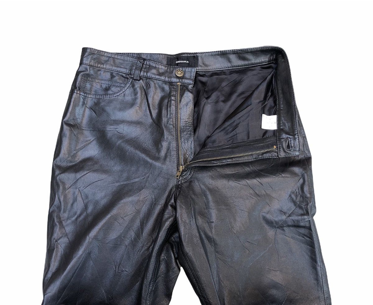 Leather Coggiola Helmut Lang Leather Style Casual Pants Size US 32 / EU 48 - 6 Thumbnail