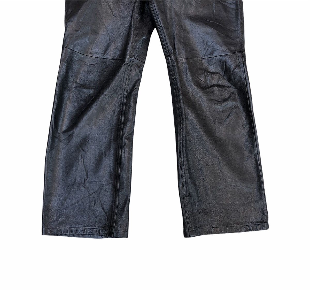 Leather Coggiola Helmut Lang Leather Style Casual Pants Size US 32 / EU 48 - 3 Thumbnail