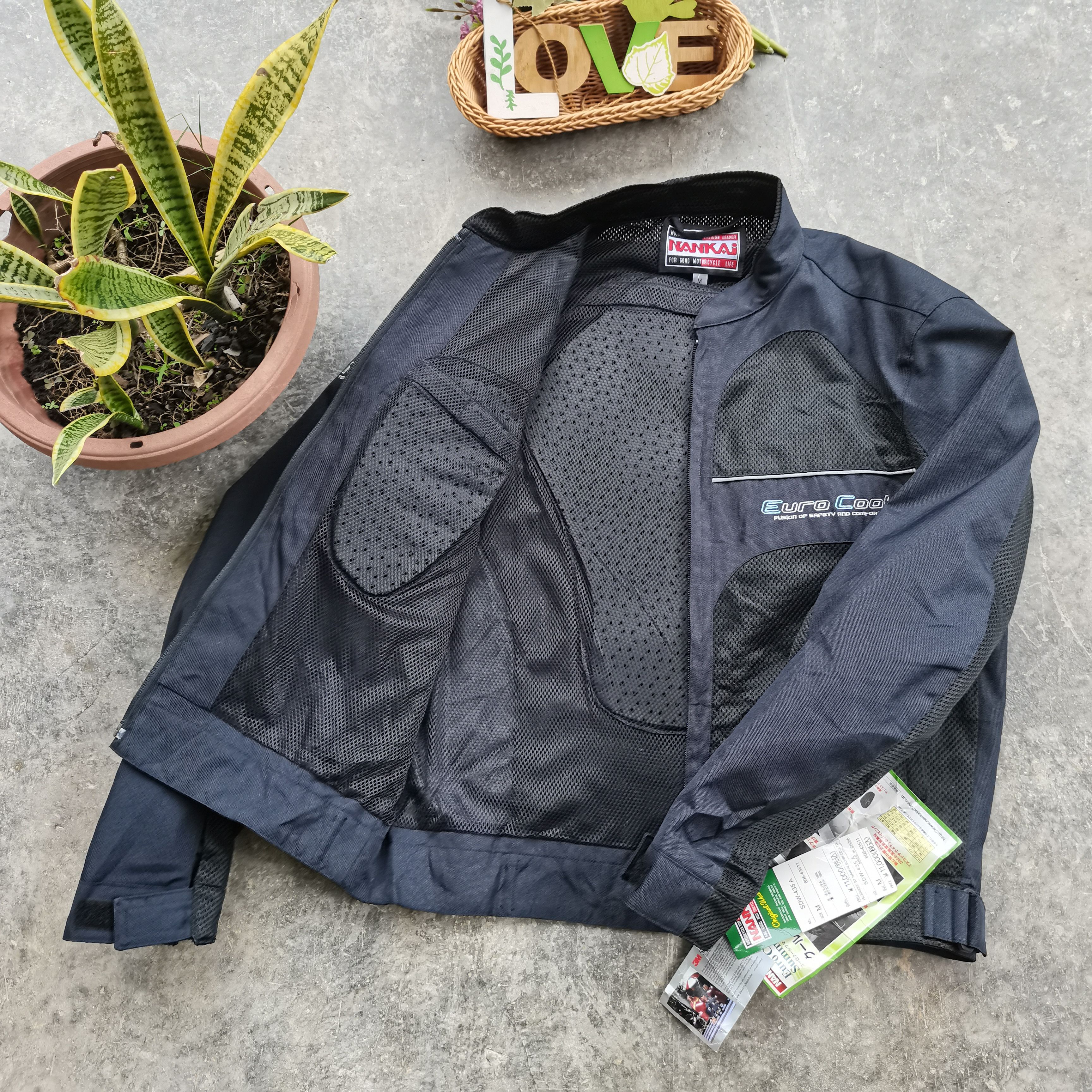 Japanese Brand ✨Like New✨ NANKAI Biker Jacket With Pad Size US M / EU 48-50 / 2 - 2 Thumbnail