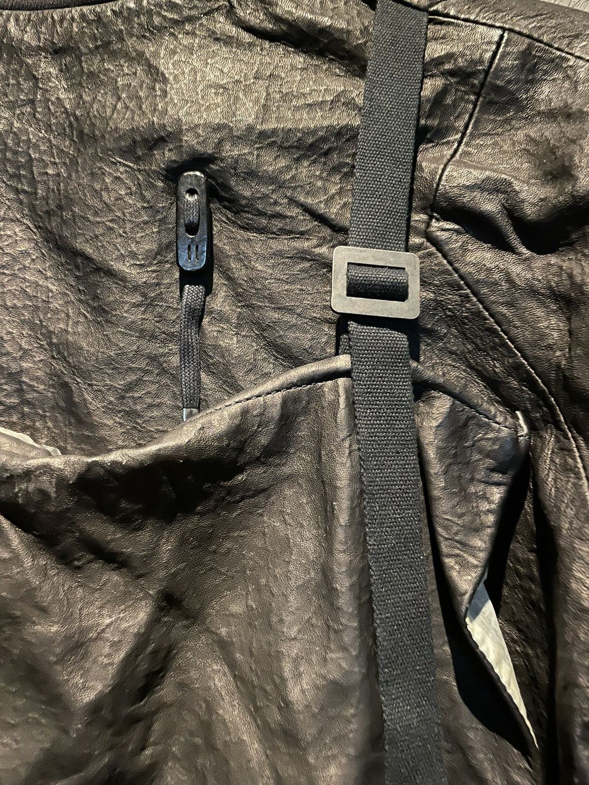 Boris Bidjan Saberi Leather jacket with a backpack XL Size US XL / EU 56 / 4 - 9 Thumbnail
