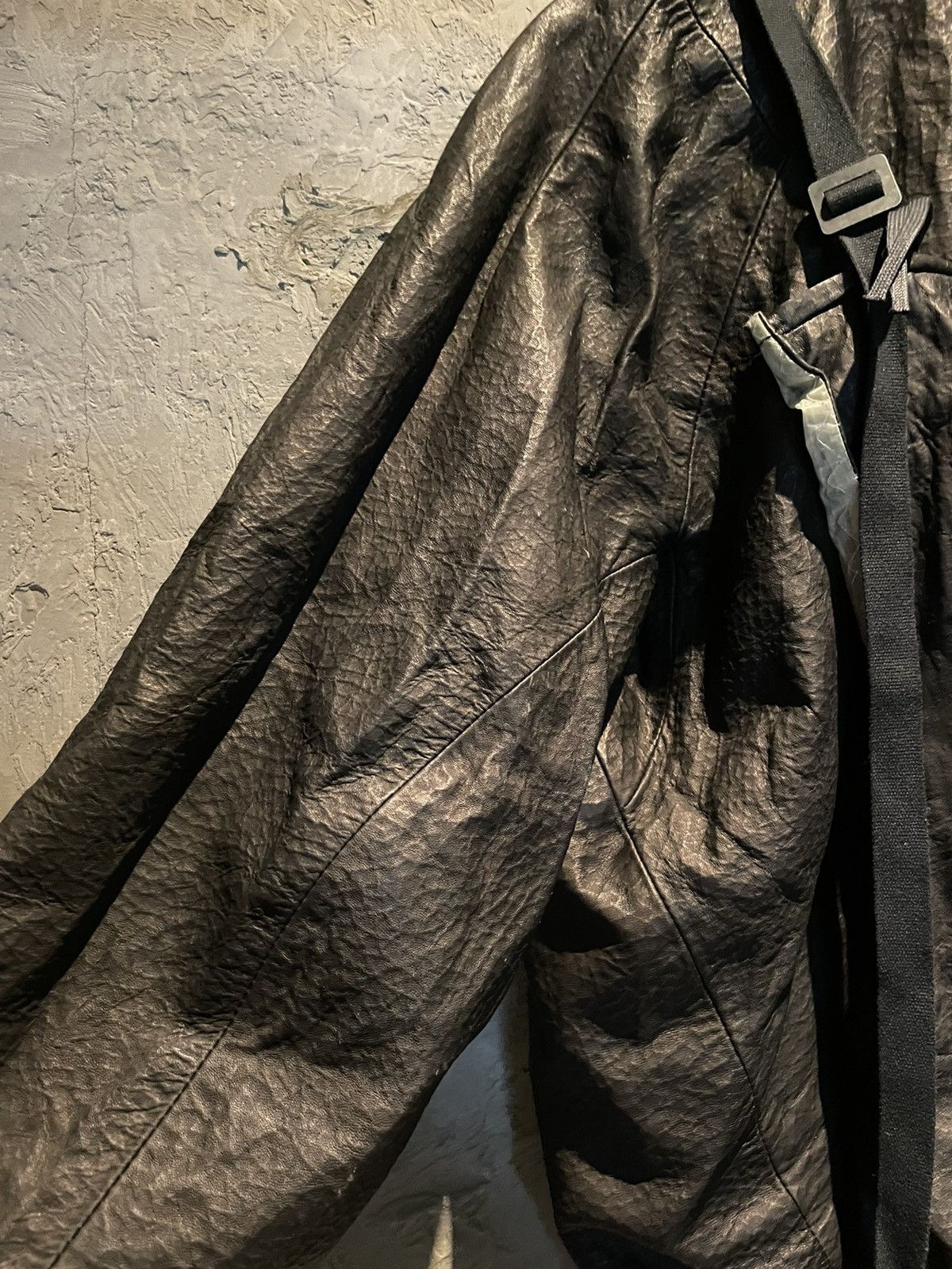 Boris Bidjan Saberi Leather jacket with a backpack XL Size US XL / EU 56 / 4 - 8 Thumbnail