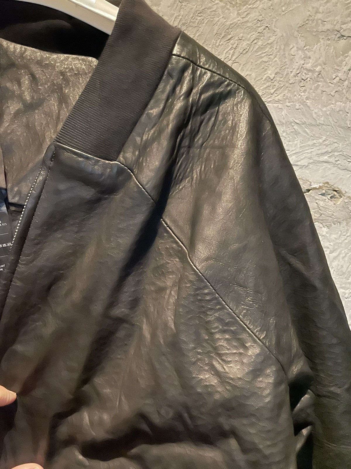 Boris Bidjan Saberi Leather jacket with a backpack XL Size US XL / EU 56 / 4 - 15 Thumbnail