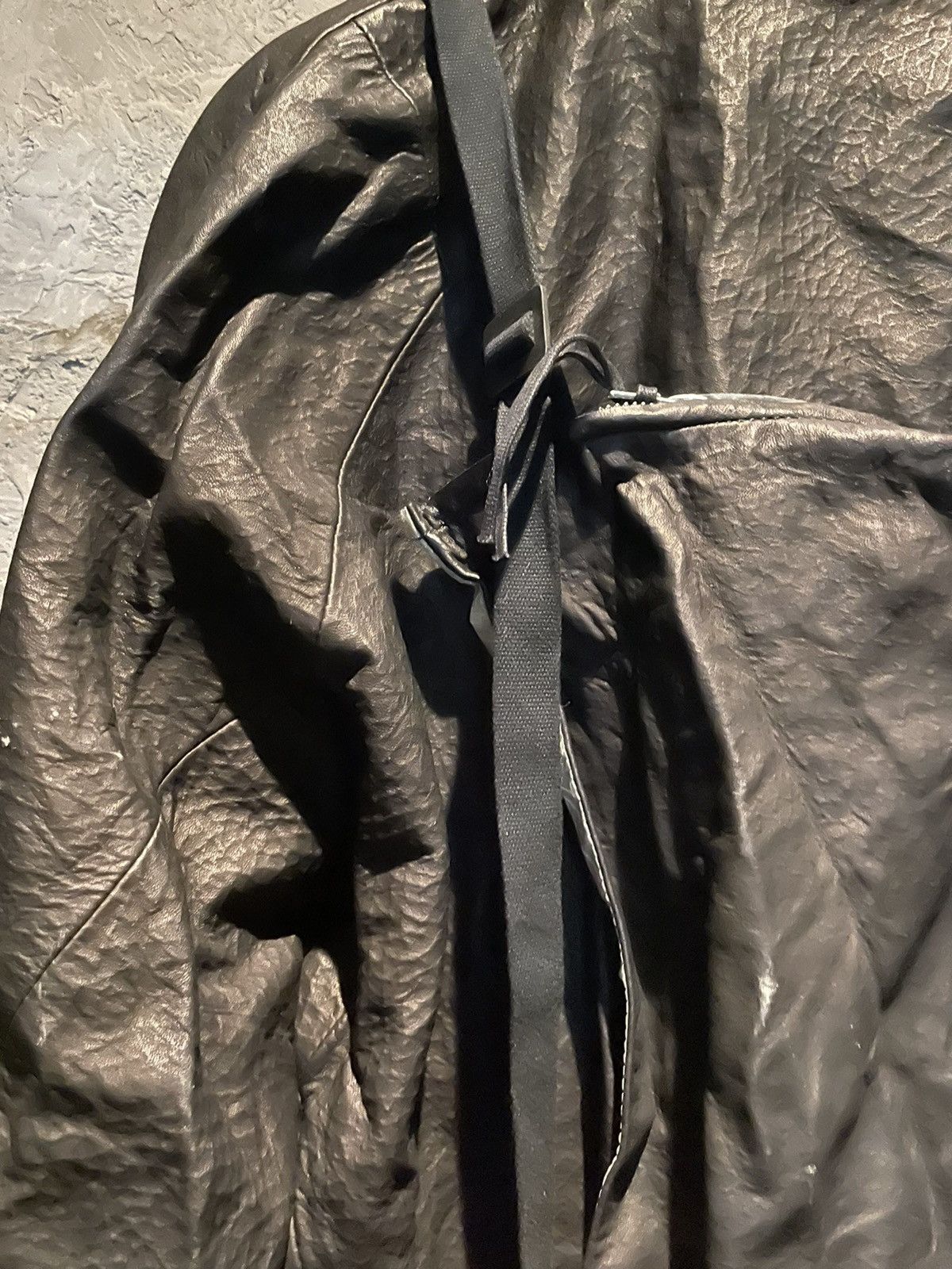 Boris Bidjan Saberi Leather jacket with a backpack XL Size US XL / EU 56 / 4 - 14 Thumbnail