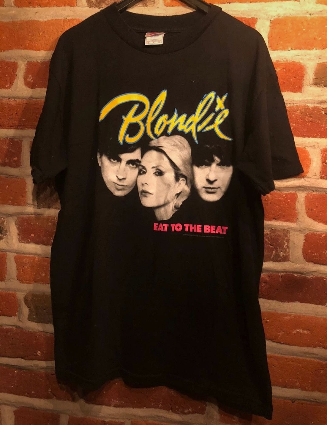 Rare Vintage Blondie Eat To The Beat T-shirt
