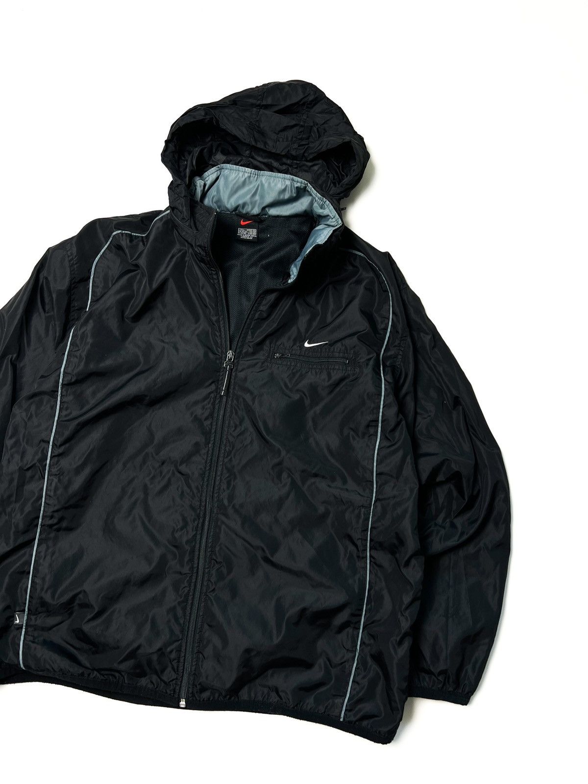 00'S Nike Nylon Jacket Men's Size L Nylon black type Vintage Second Hand