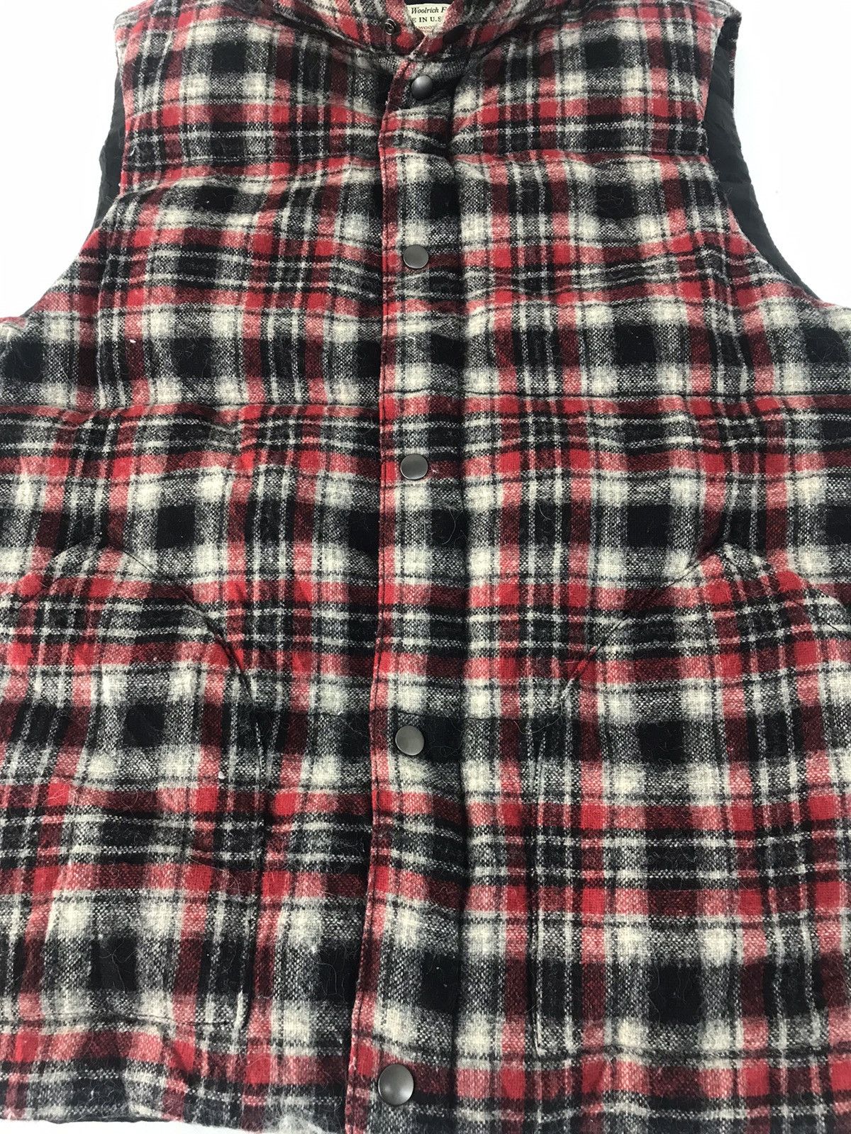 Vintage × Woolrich Woolen Mills Ships Woolrich Woolen Mills Vest Check Padded Insulated Wool Size US M / EU 48-50 / 2 - 3 Thumbnail