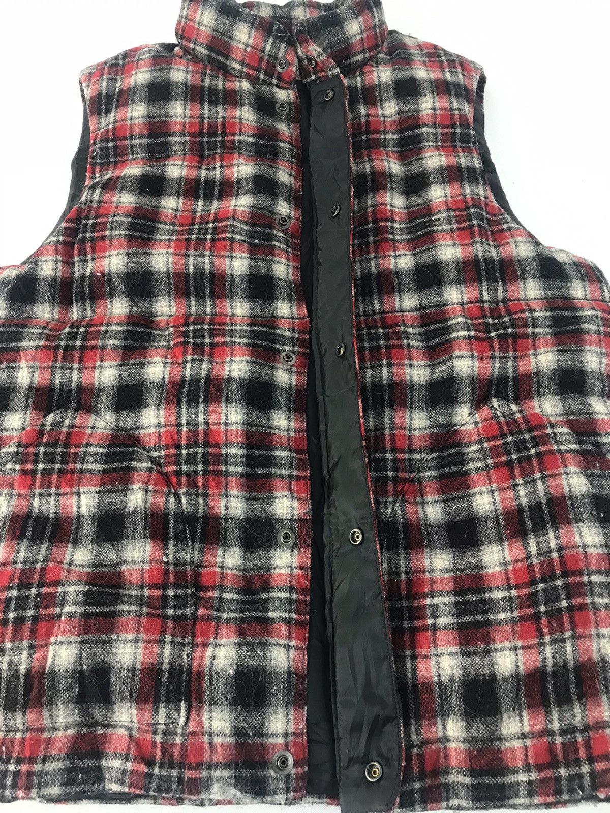 Vintage × Woolrich Woolen Mills Ships Woolrich Woolen Mills Vest Check Padded Insulated Wool Size US M / EU 48-50 / 2 - 4 Thumbnail