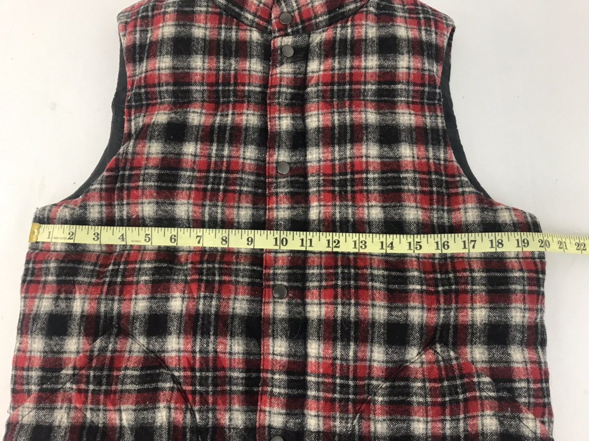 Vintage × Woolrich Woolen Mills Ships Woolrich Woolen Mills Vest Check Padded Insulated Wool Size US M / EU 48-50 / 2 - 9 Thumbnail