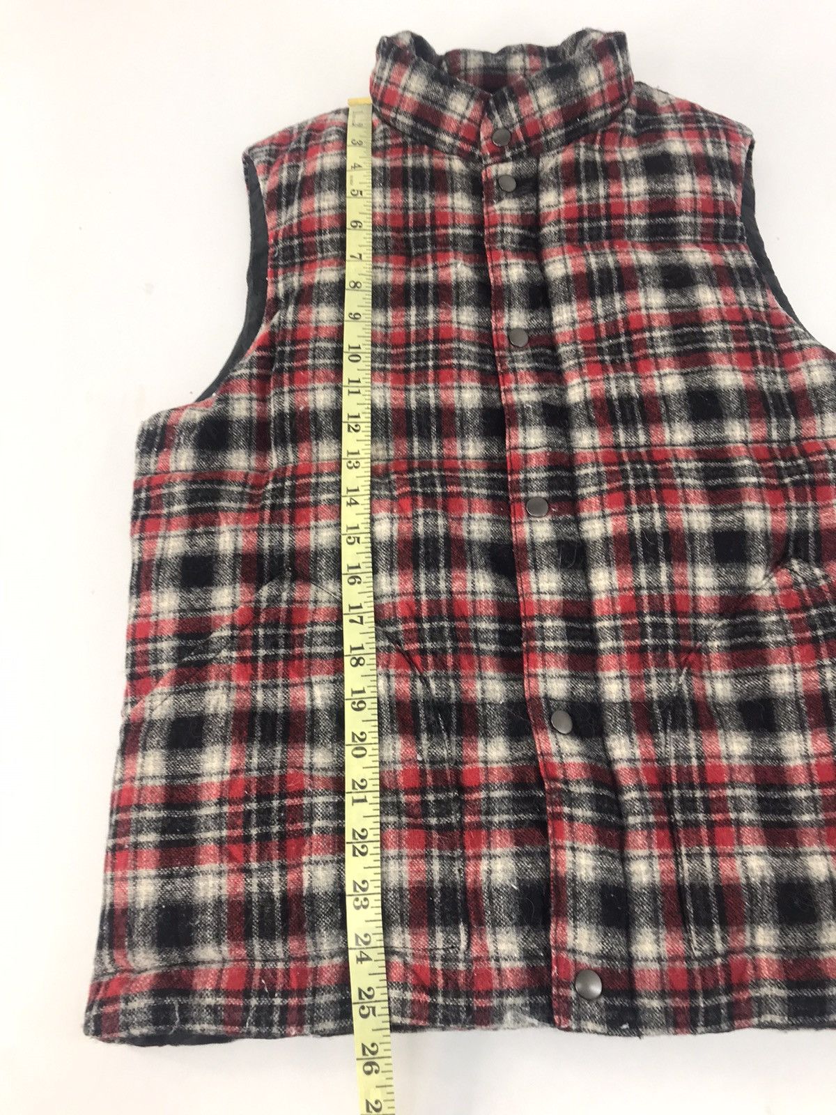 Vintage × Woolrich Woolen Mills Ships Woolrich Woolen Mills Vest Check Padded Insulated Wool Size US M / EU 48-50 / 2 - 10 Thumbnail