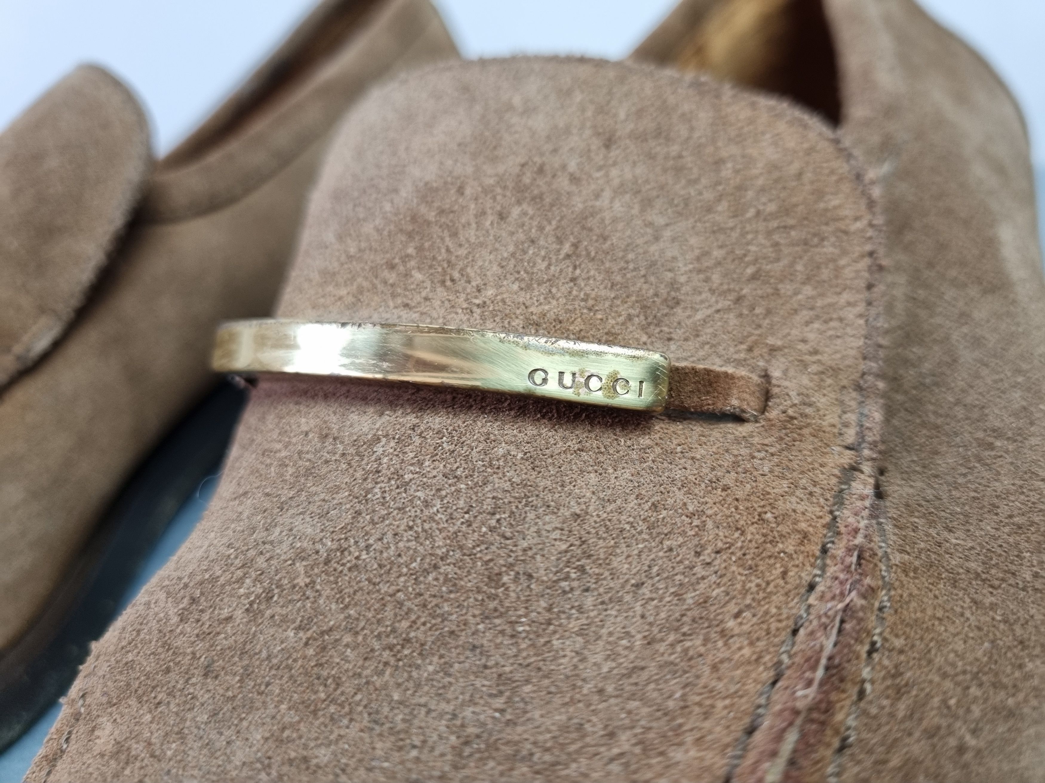 Gucci 90s Gucci Suede Formal Shoes Horse Belt TOM FORD Era Size US 10 / EU 43 - 8 Thumbnail