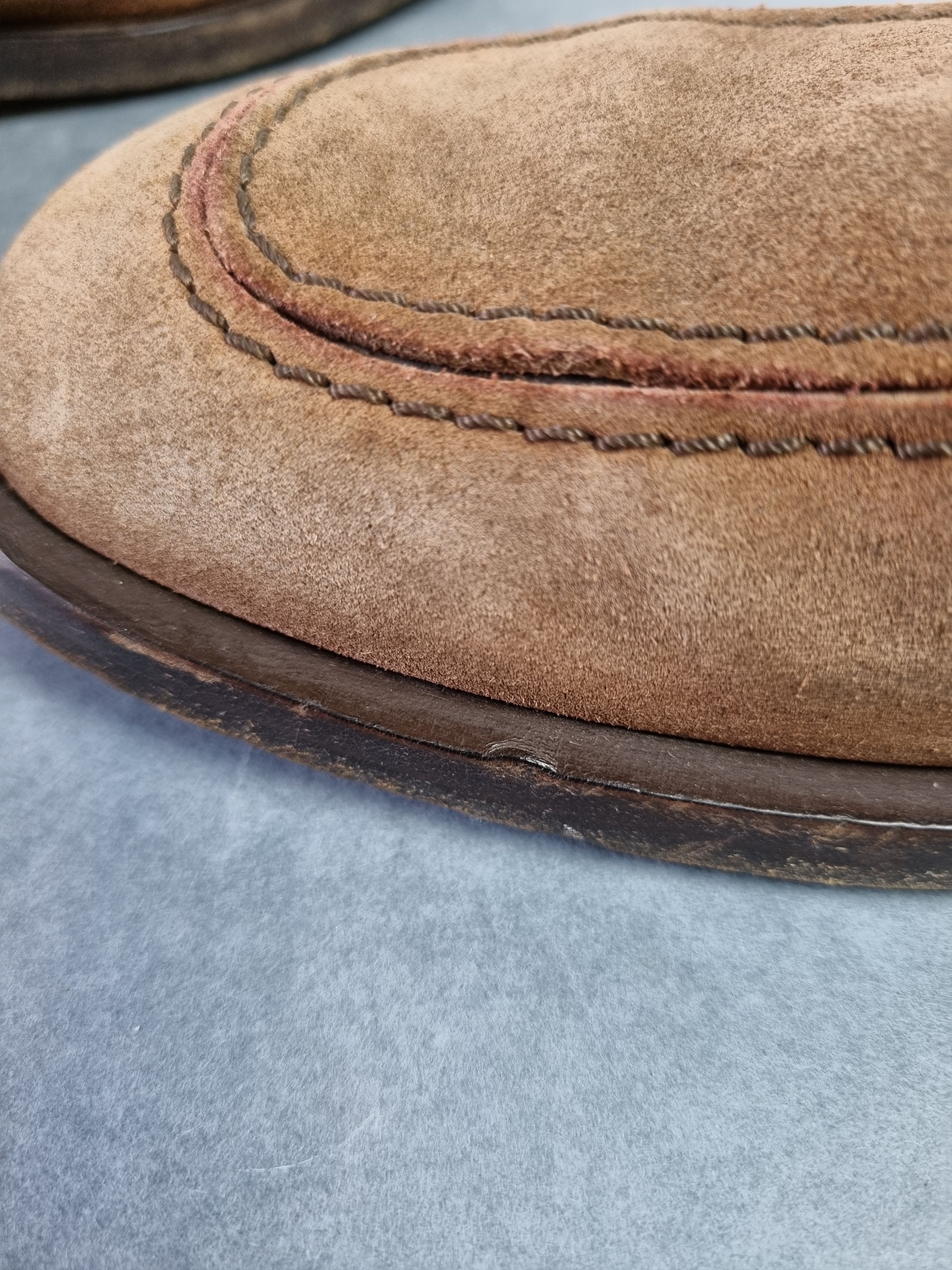 Gucci 90s Gucci Suede Formal Shoes Horse Belt TOM FORD Era Size US 10 / EU 43 - 23 Thumbnail