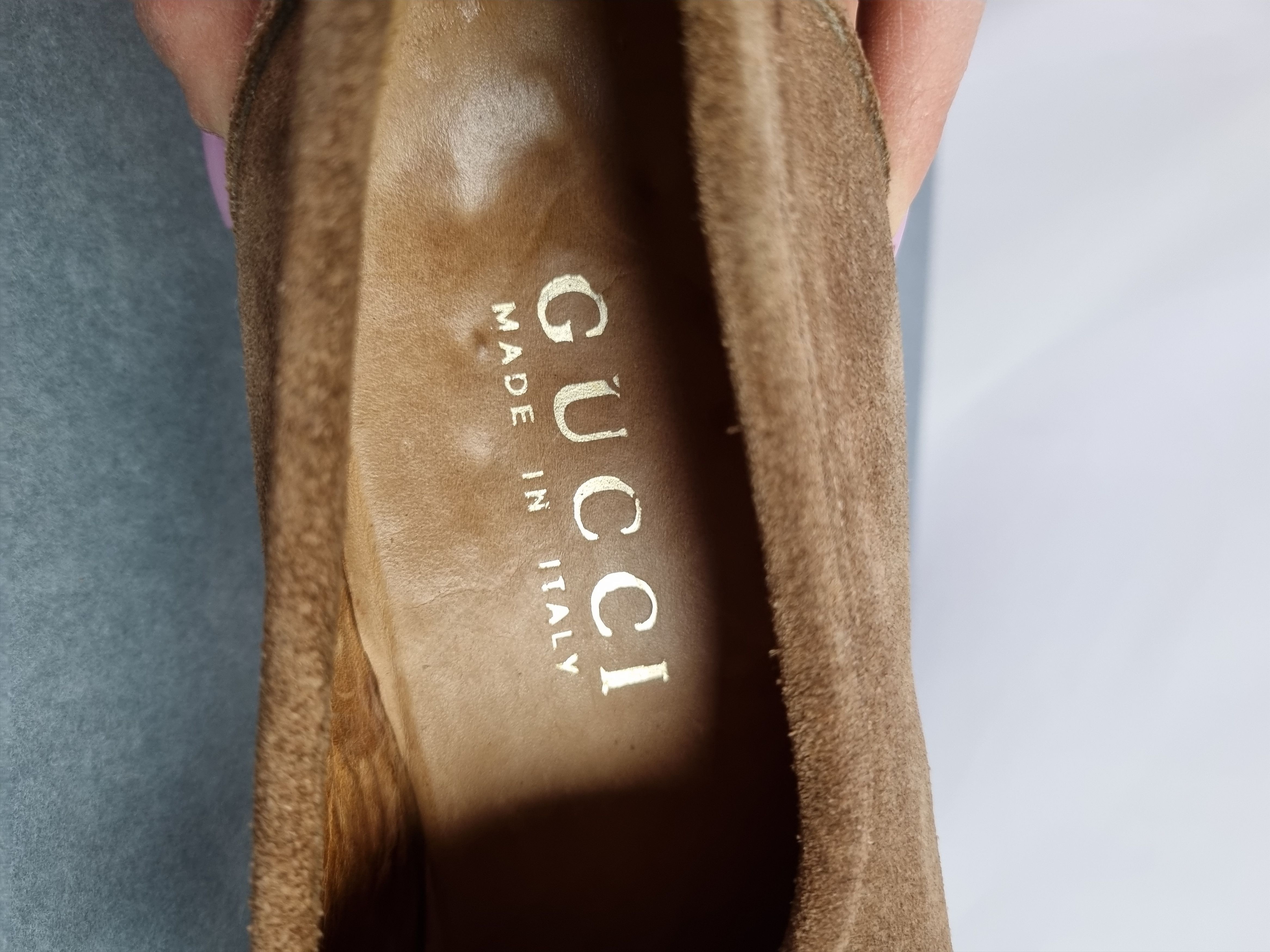 Gucci 90s Gucci Suede Formal Shoes Horse Belt TOM FORD Era Size US 10 / EU 43 - 11 Thumbnail
