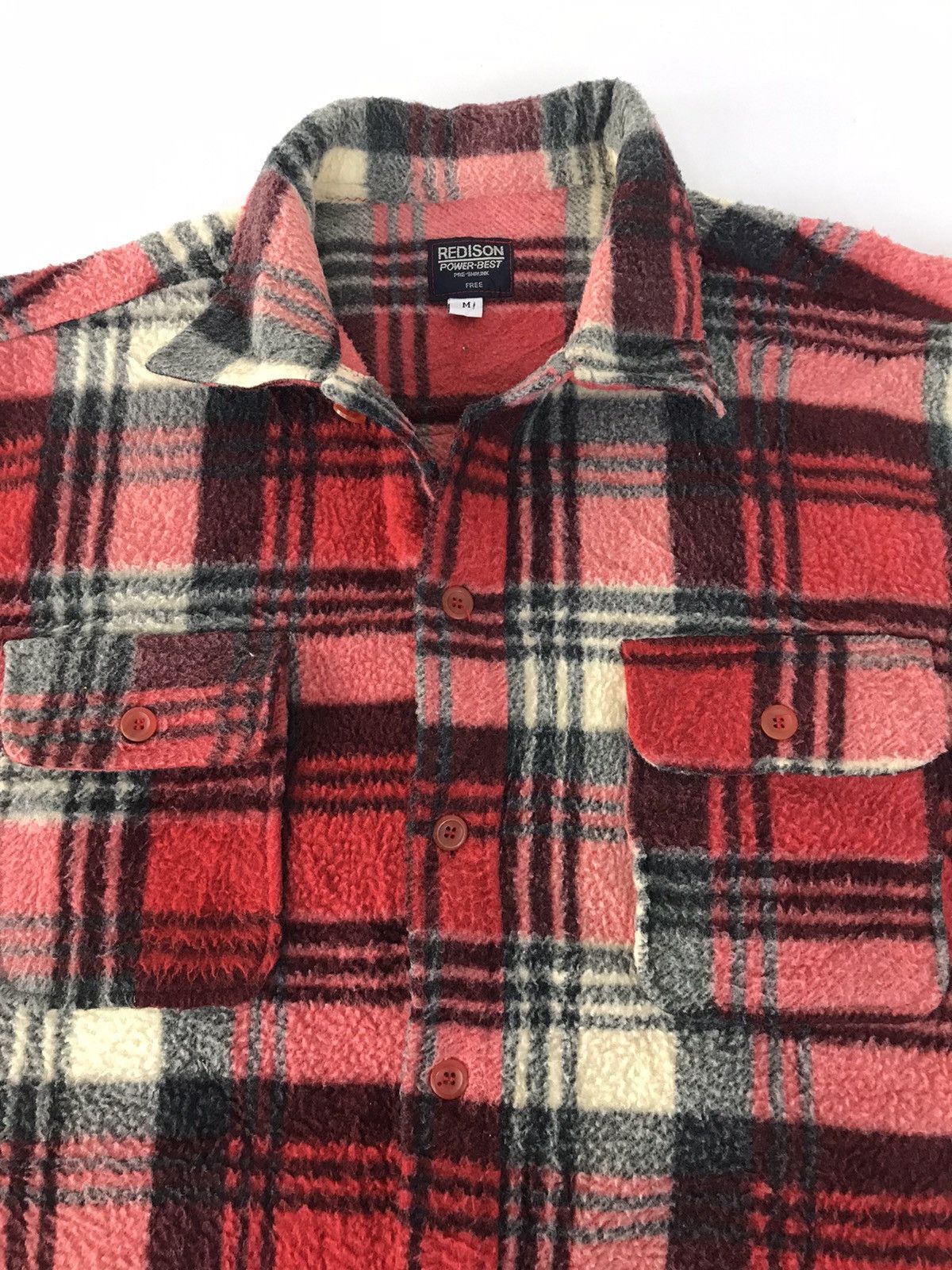 Flannel × Japanese Brand Redison Red Flannel Shirt Zipper Plaid Checked Double Pocket Size US M / EU 48-50 / 2 - 4 Thumbnail