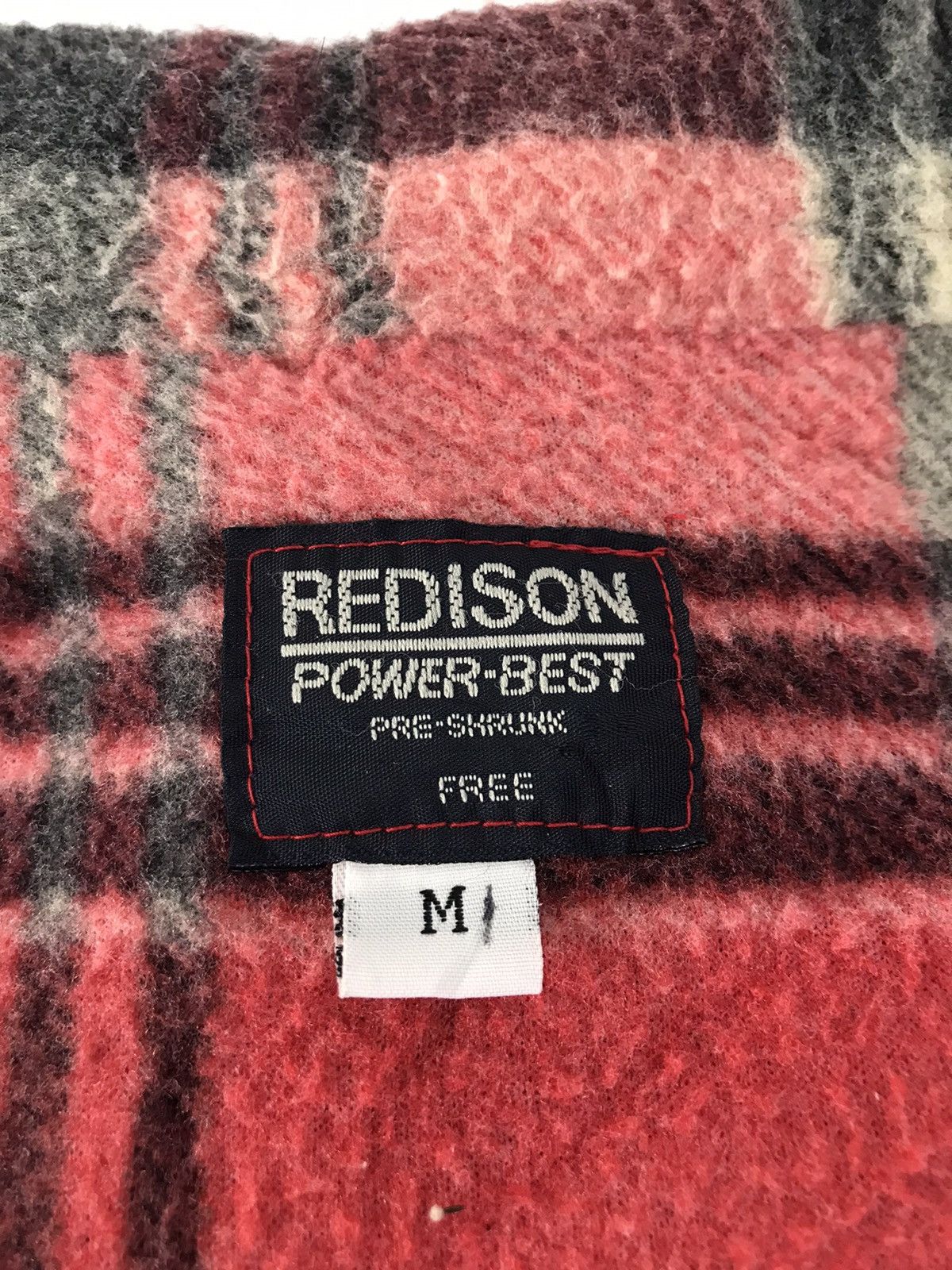 Flannel × Japanese Brand Redison Red Flannel Shirt Zipper Plaid Checked Double Pocket Size US M / EU 48-50 / 2 - 7 Thumbnail