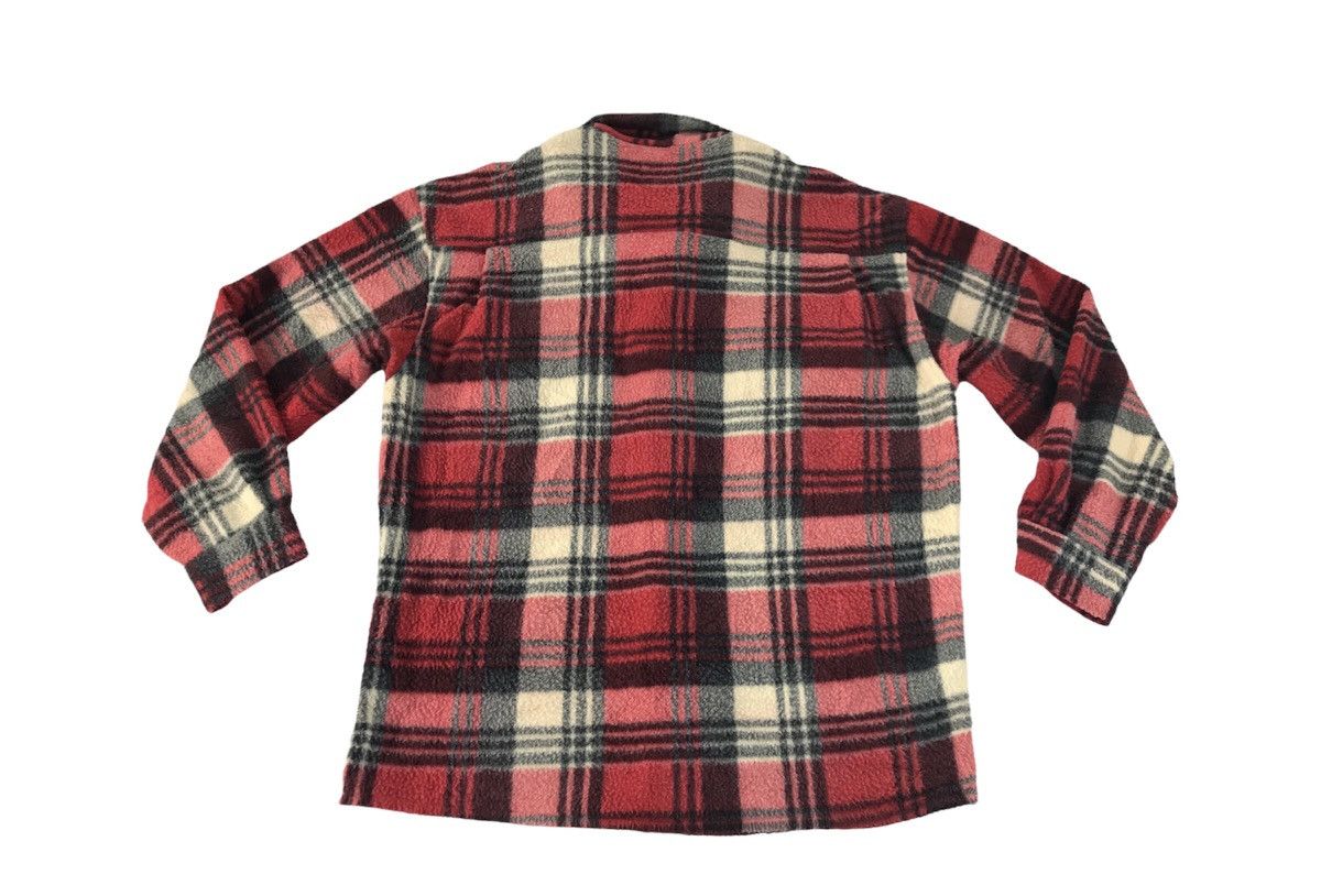 Flannel × Japanese Brand Redison Red Flannel Shirt Zipper Plaid Checked Double Pocket Size US M / EU 48-50 / 2 - 2 Thumbnail