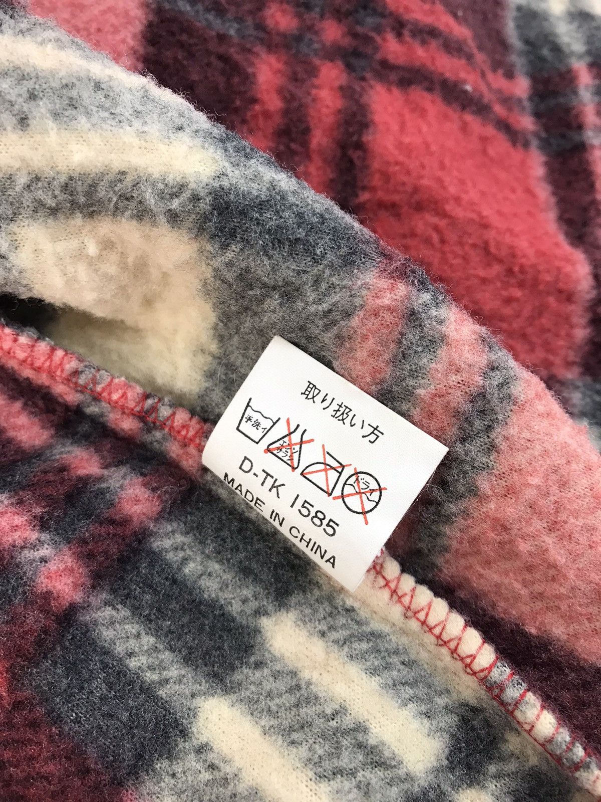 Flannel × Japanese Brand Redison Red Flannel Shirt Zipper Plaid Checked Double Pocket Size US M / EU 48-50 / 2 - 8 Thumbnail