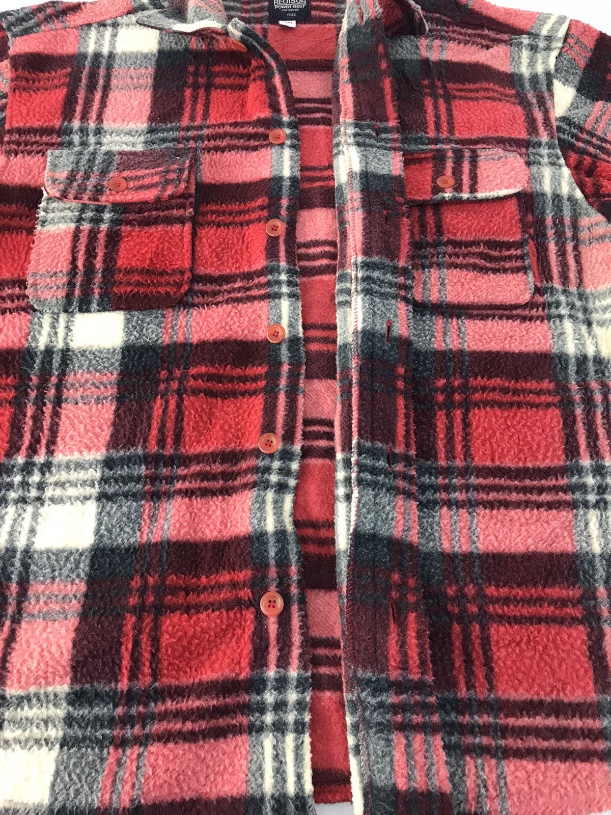 Flannel × Japanese Brand Redison Red Flannel Shirt Zipper Plaid Checked Double Pocket Size US M / EU 48-50 / 2 - 5 Thumbnail