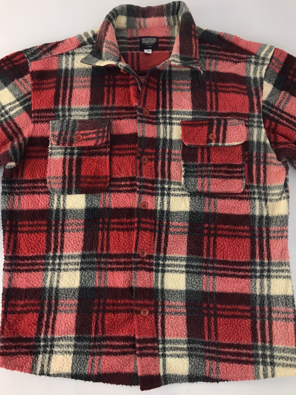 Flannel × Japanese Brand Redison Red Flannel Shirt Zipper Plaid Checked Double Pocket Size US M / EU 48-50 / 2 - 3 Thumbnail