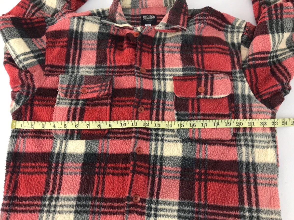 Flannel × Japanese Brand Redison Red Flannel Shirt Zipper Plaid Checked Double Pocket Size US M / EU 48-50 / 2 - 9 Thumbnail