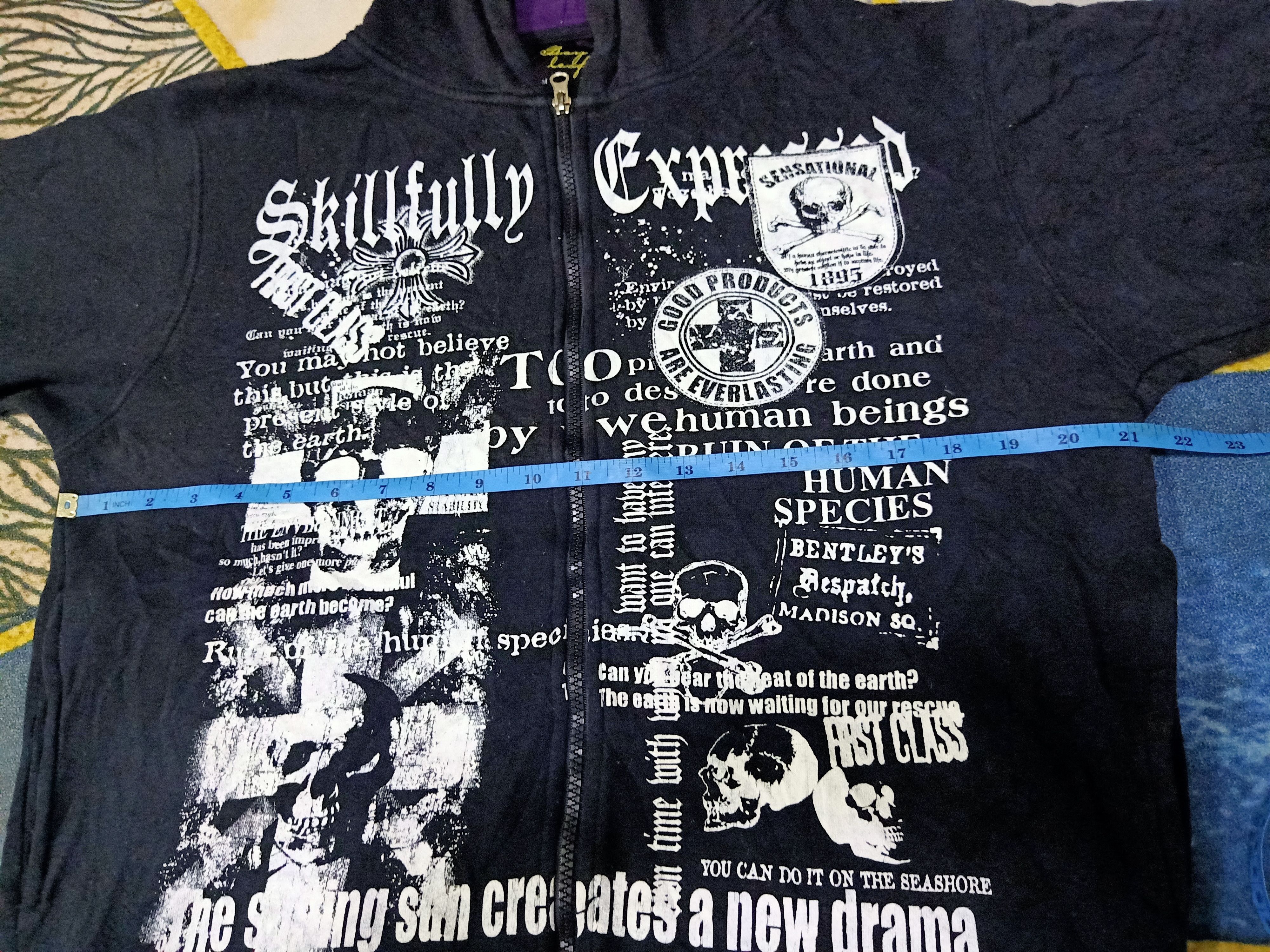 Japanese Brand Punk Hoodies Size US M / EU 48-50 / 2 - 6 Thumbnail