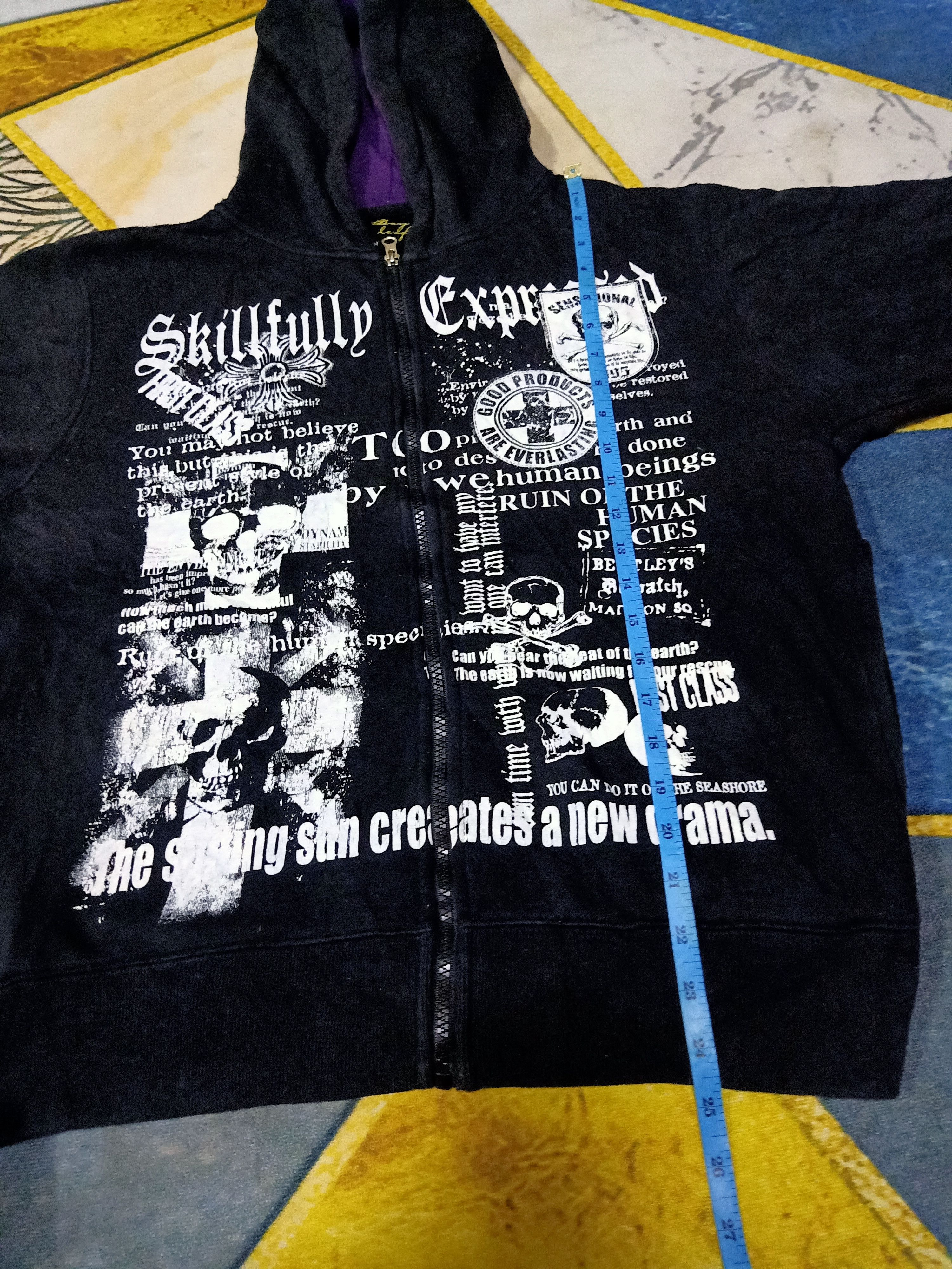 Japanese Brand Punk Hoodies Size US M / EU 48-50 / 2 - 7 Thumbnail