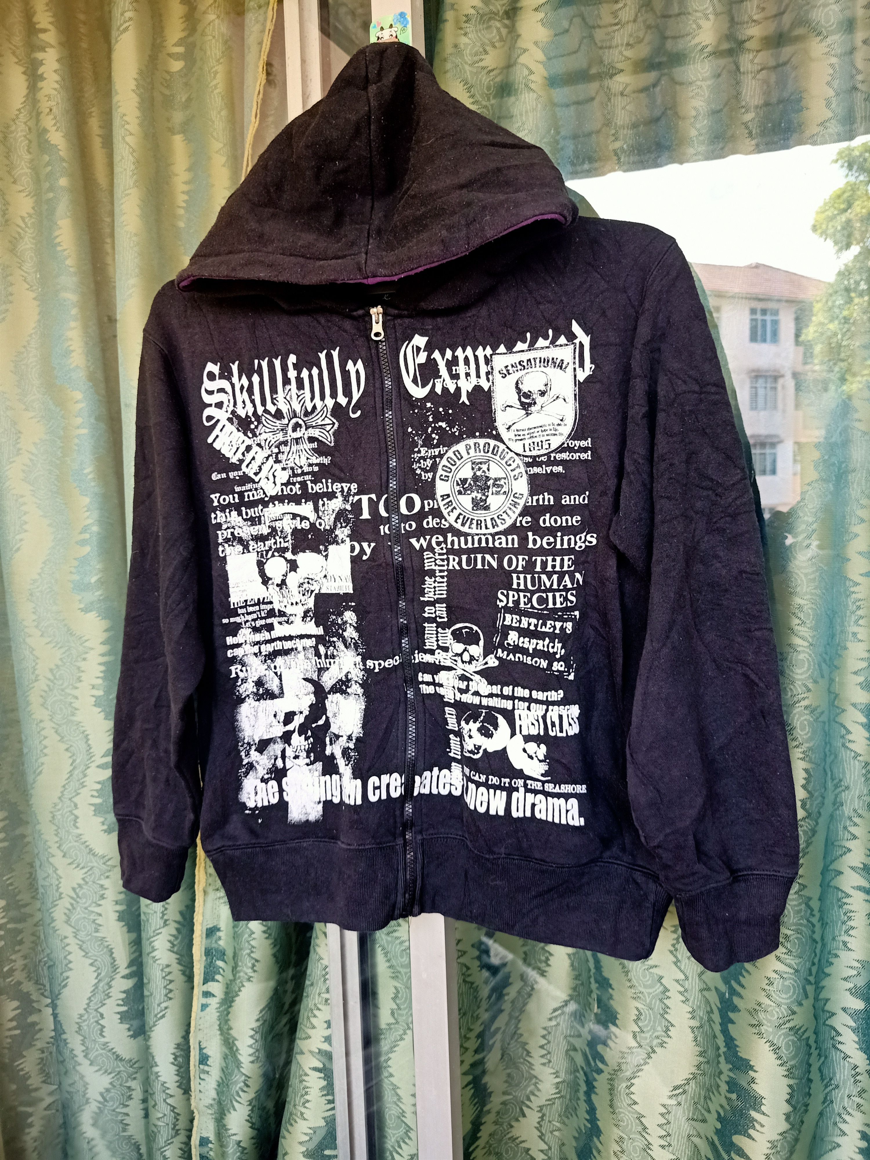 Japanese Brand Punk Hoodies Size US M / EU 48-50 / 2 - 3 Thumbnail