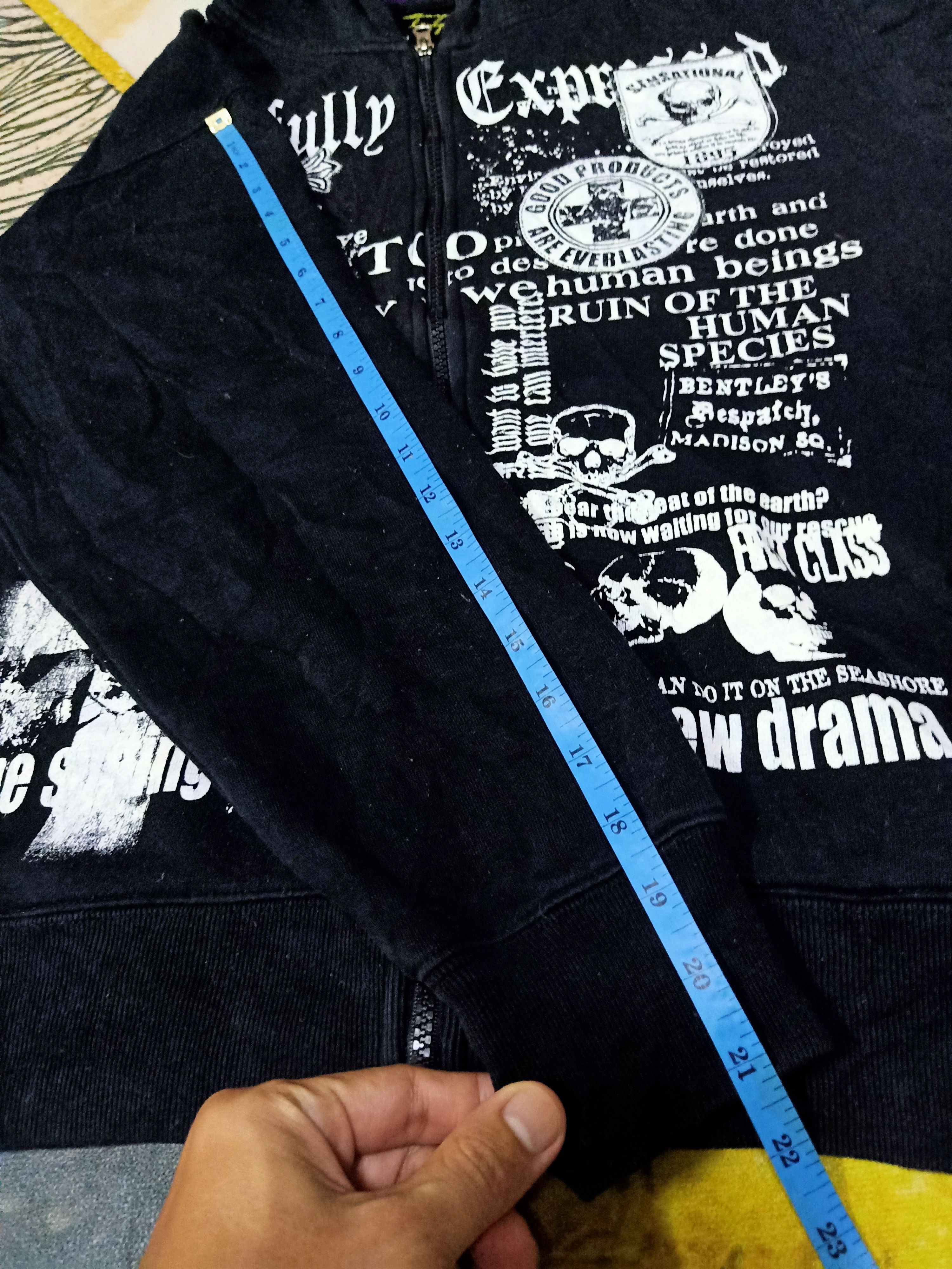 Japanese Brand Punk Hoodies Size US M / EU 48-50 / 2 - 8 Thumbnail