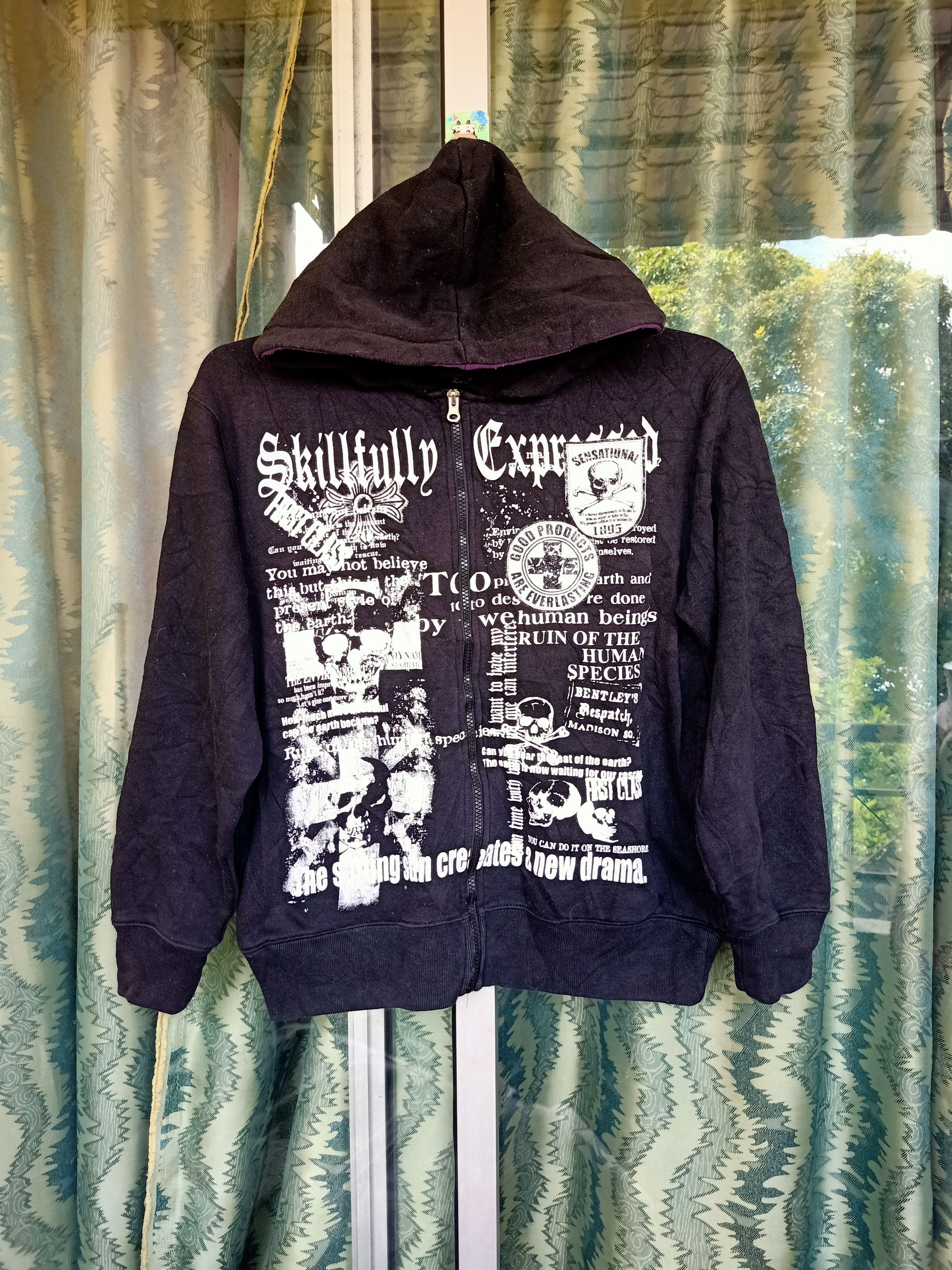 Japanese Brand Punk Hoodies Size US M / EU 48-50 / 2 - 1 Thumbnail