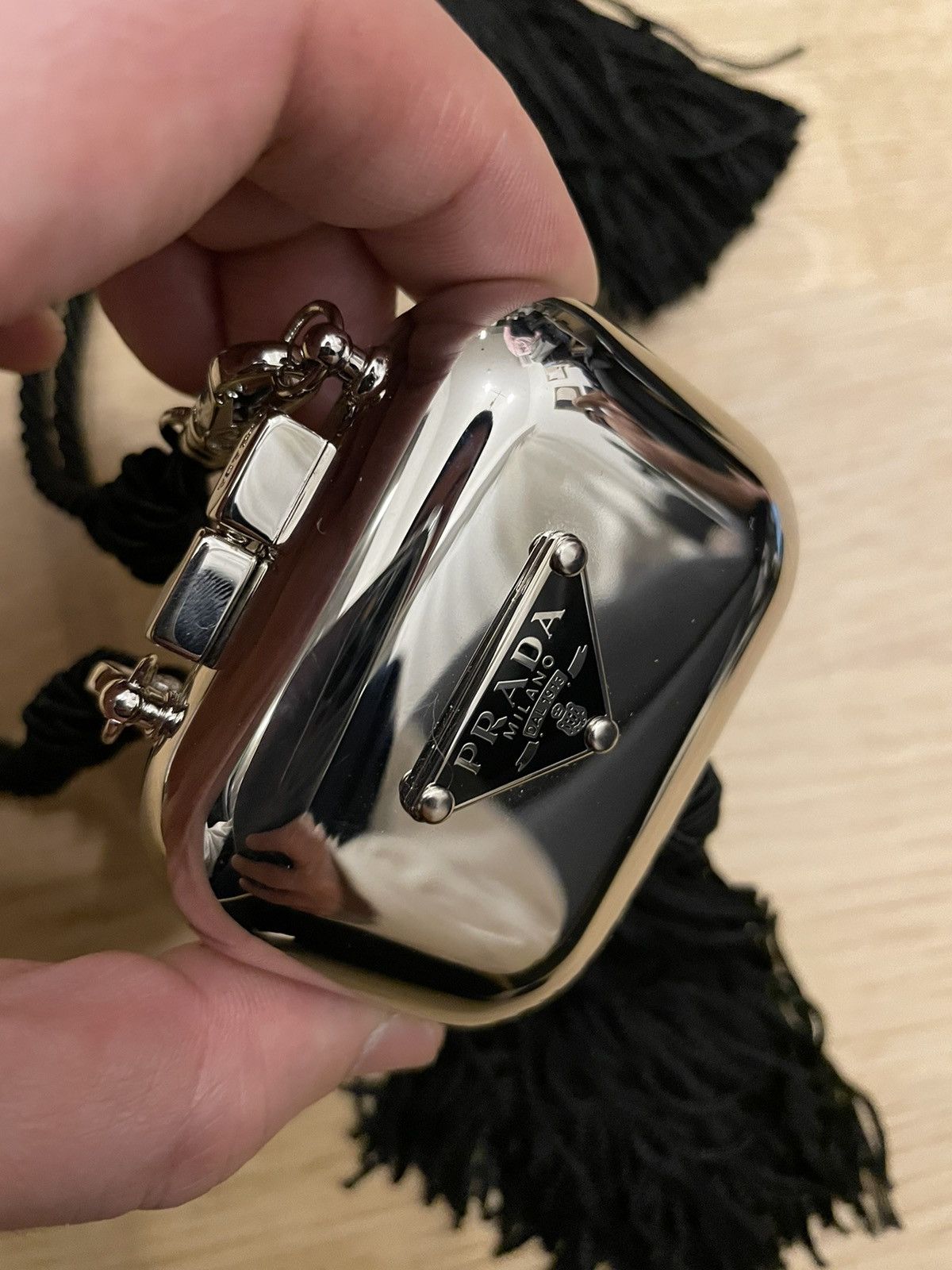 Prada Prada AirPod pro special edition case with tassels Size ONE SIZE - 8 Thumbnail