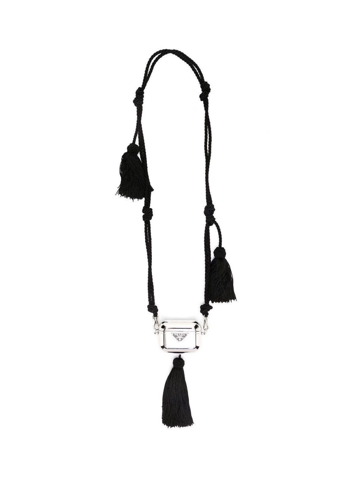 Prada Prada AirPod pro special edition case with tassels Size ONE SIZE - 1 Thumbnail
