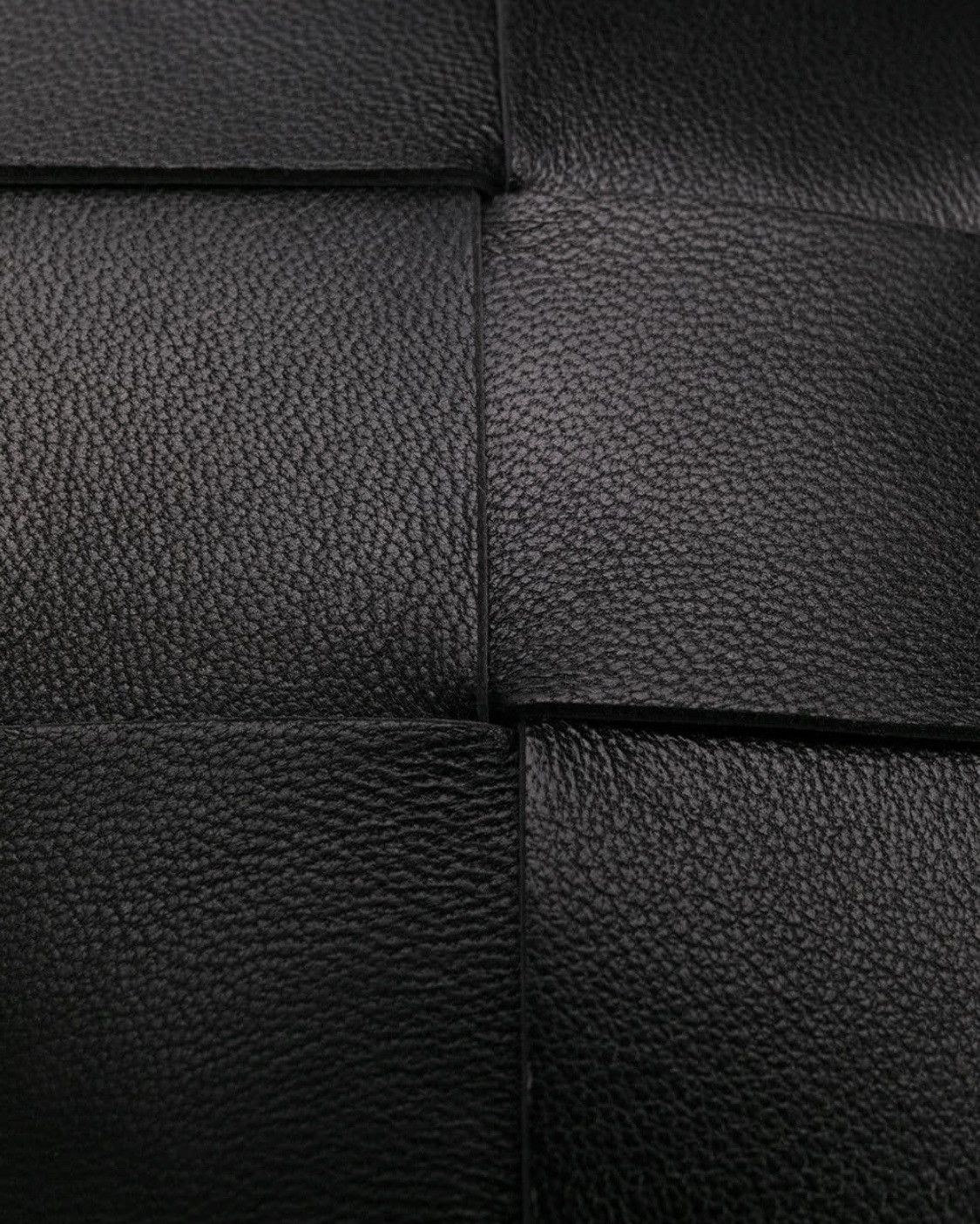Bottega Veneta BOTTEGA VENETA BLACK INTRECCIATO NIGHT POUCH Size ONE SIZE - 4 Thumbnail