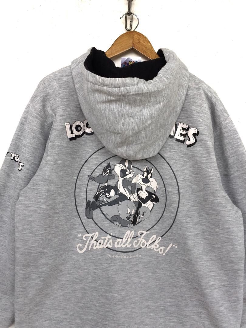 Cartoon Network × Vintage 🔥Vintage Cartoon Looney Tunes Oversized Sweater Hood Size US M / EU 48-50 / 2 - 2 Thumbnail