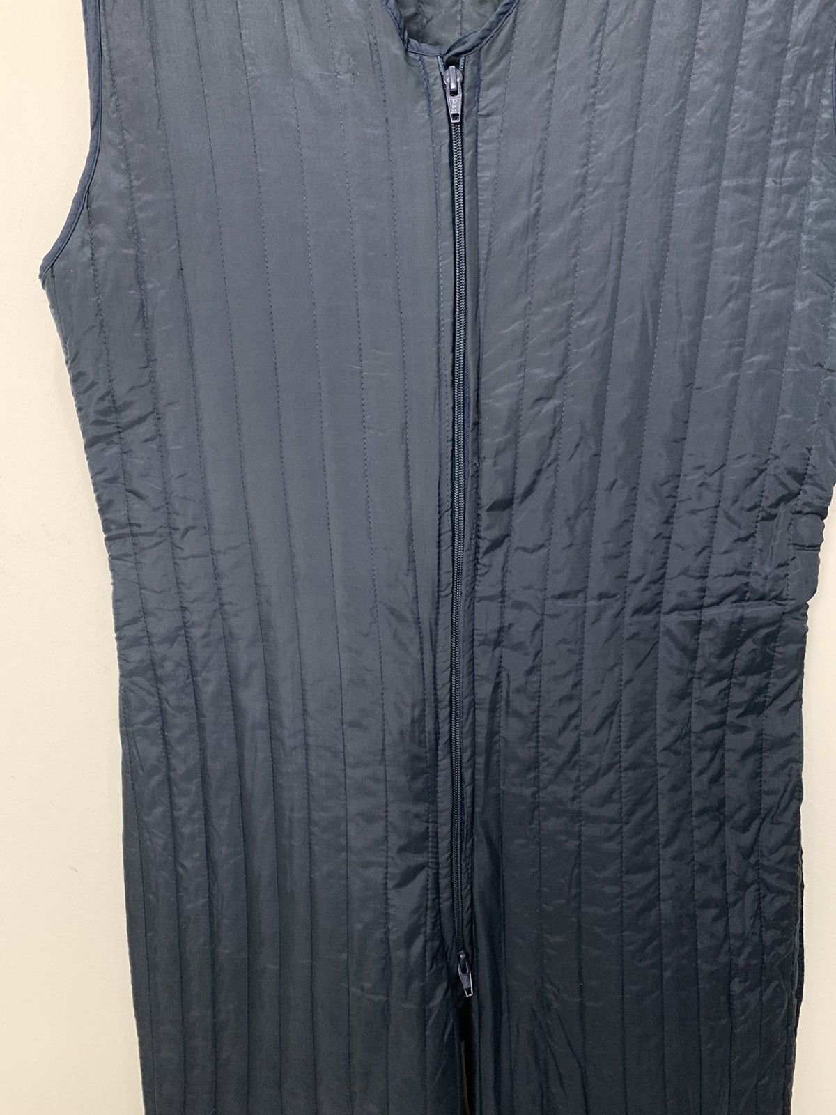 Live Mechanics Quilt Liner Zipper Sleeveless Racing Mechanic Jog Coverall Size US 35 - 7 Thumbnail
