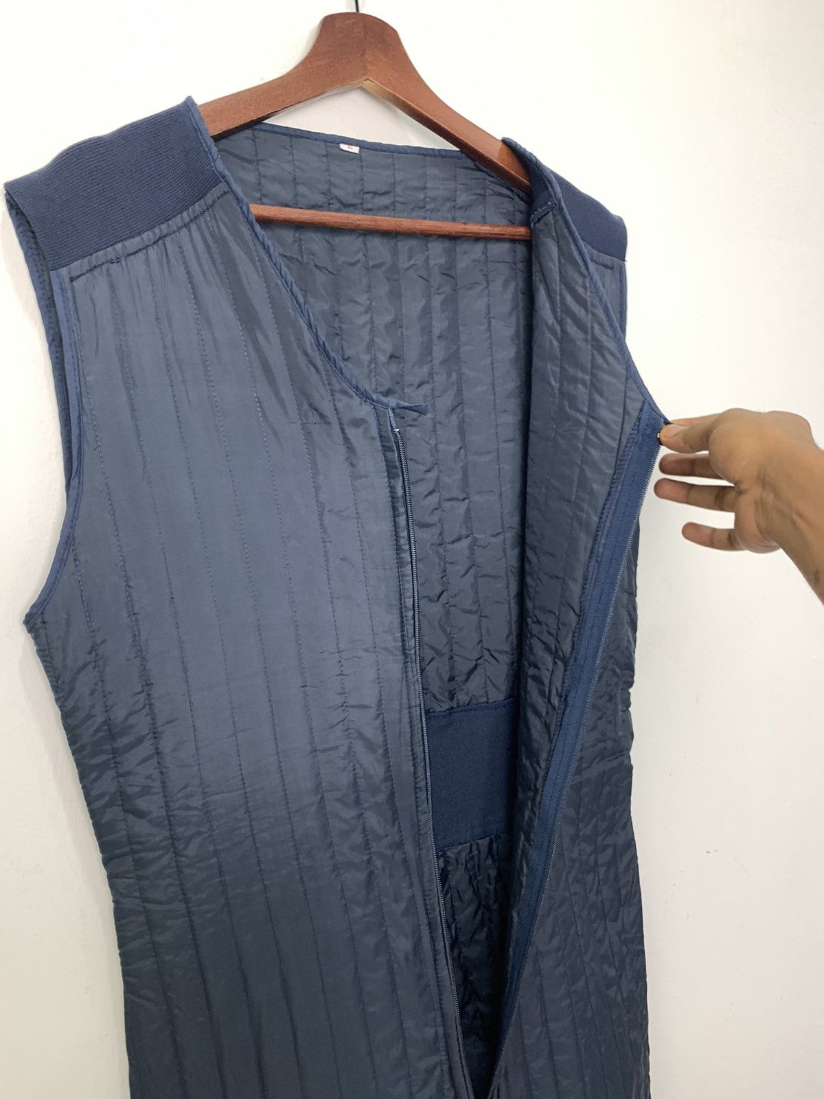 Live Mechanics Quilt Liner Zipper Sleeveless Racing Mechanic Jog Coverall Size US 35 - 9 Thumbnail