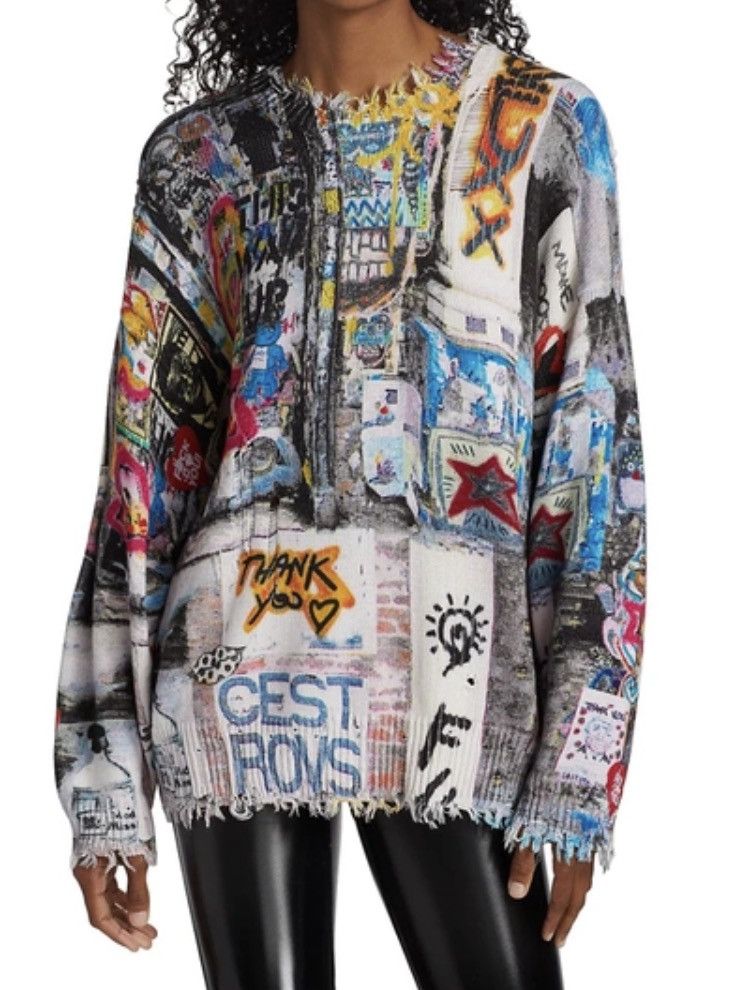R13 Graffiti sweater. Small Size US S / EU 44-46 / 1 - 5 Thumbnail