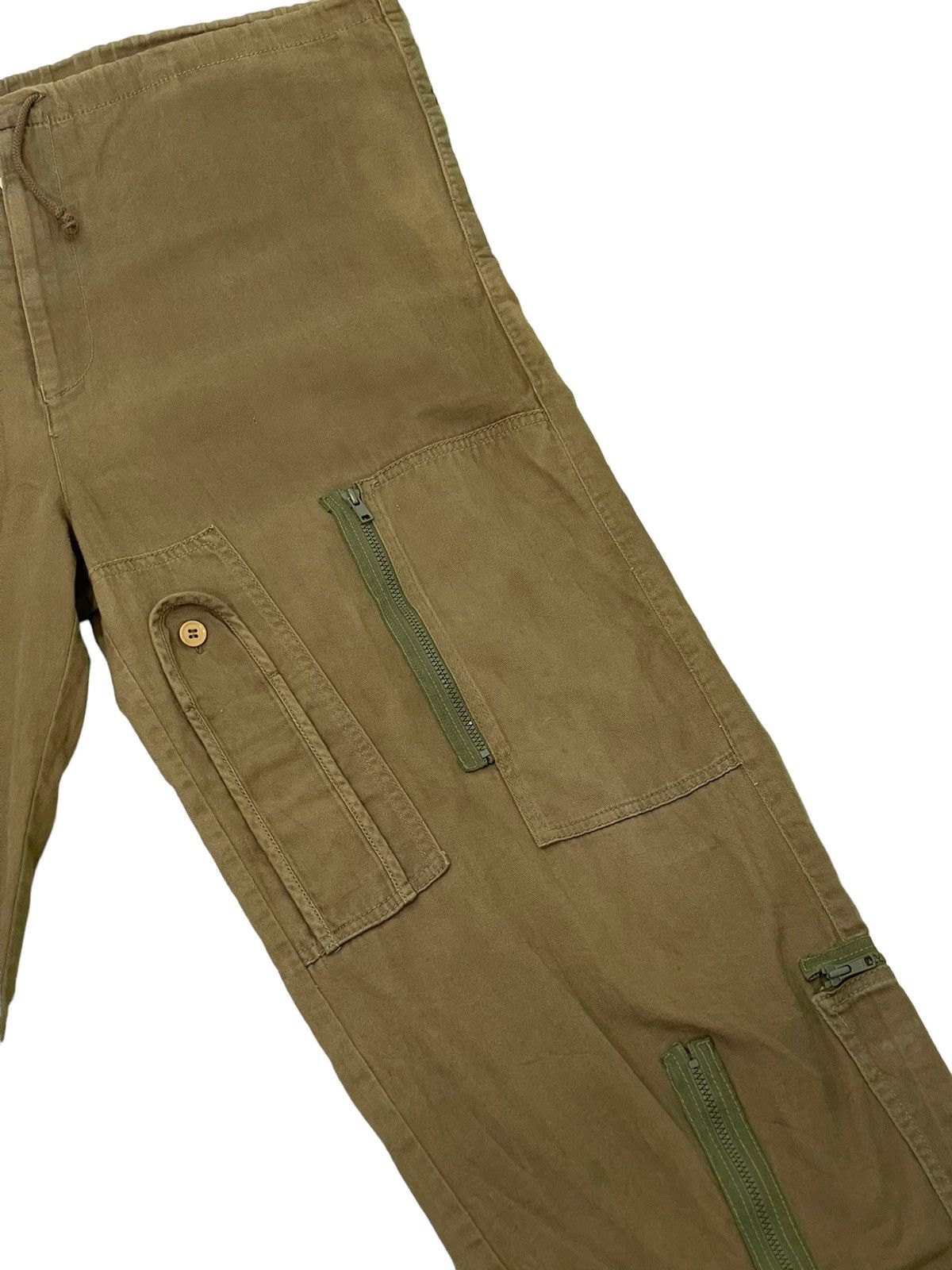 Japanese Brand Parachute Wide Pant Khaterine Hamnett Herringbones 14🟦 Size US 36 / EU 52 - 7 Thumbnail