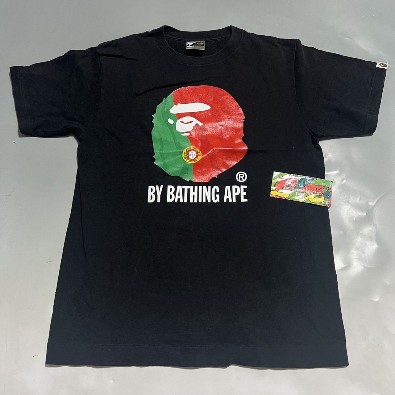 Bape BAPE APE HEAD black TEE Size US M / EU 48-50 / 2 - 1 Thumbnail
