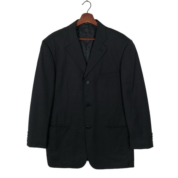 Men Louis Vuitton Uniforms Charcoal Grey Sports Coat Blazer Jacket F58428  Sz 46