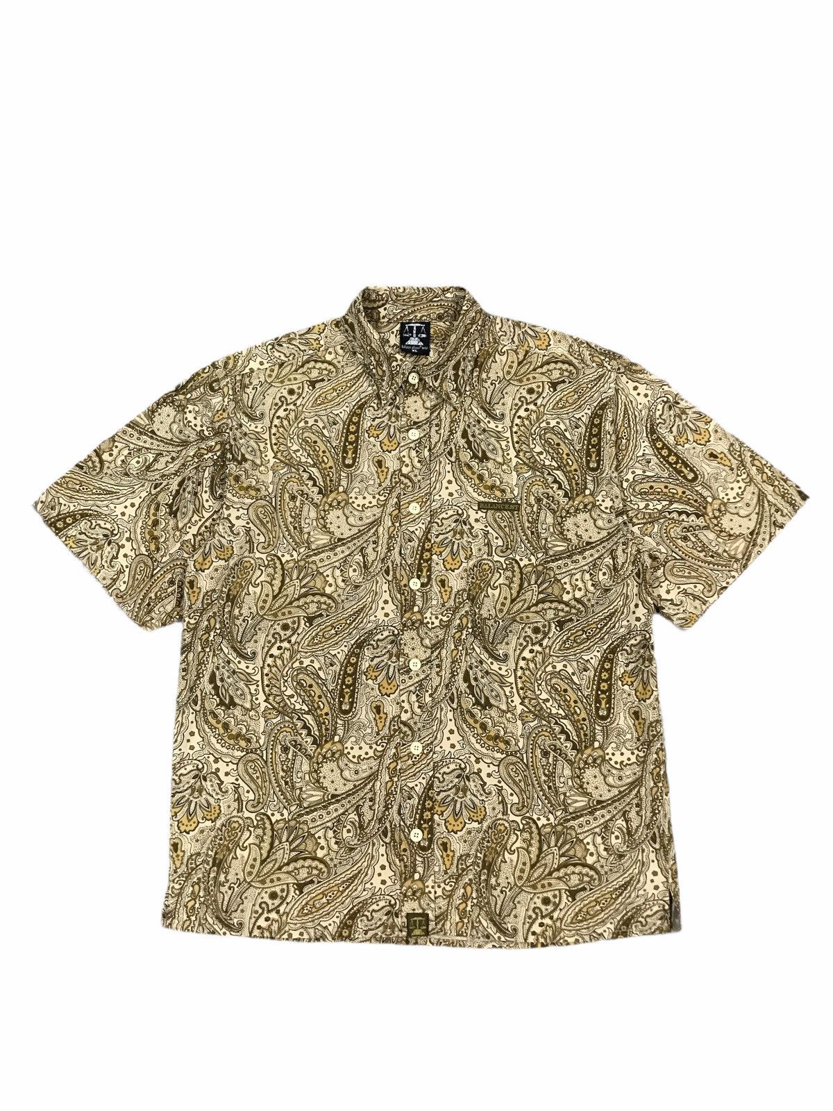 Japanese Brand Balance Street Wear Japan Paisley Shirt Size US XL / EU 56 / 4 - 1 Thumbnail