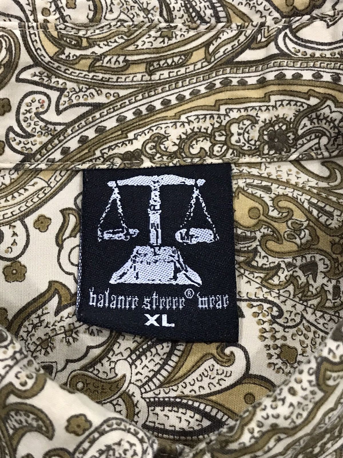 Japanese Brand Balance Street Wear Japan Paisley Shirt Size US XL / EU 56 / 4 - 8 Thumbnail