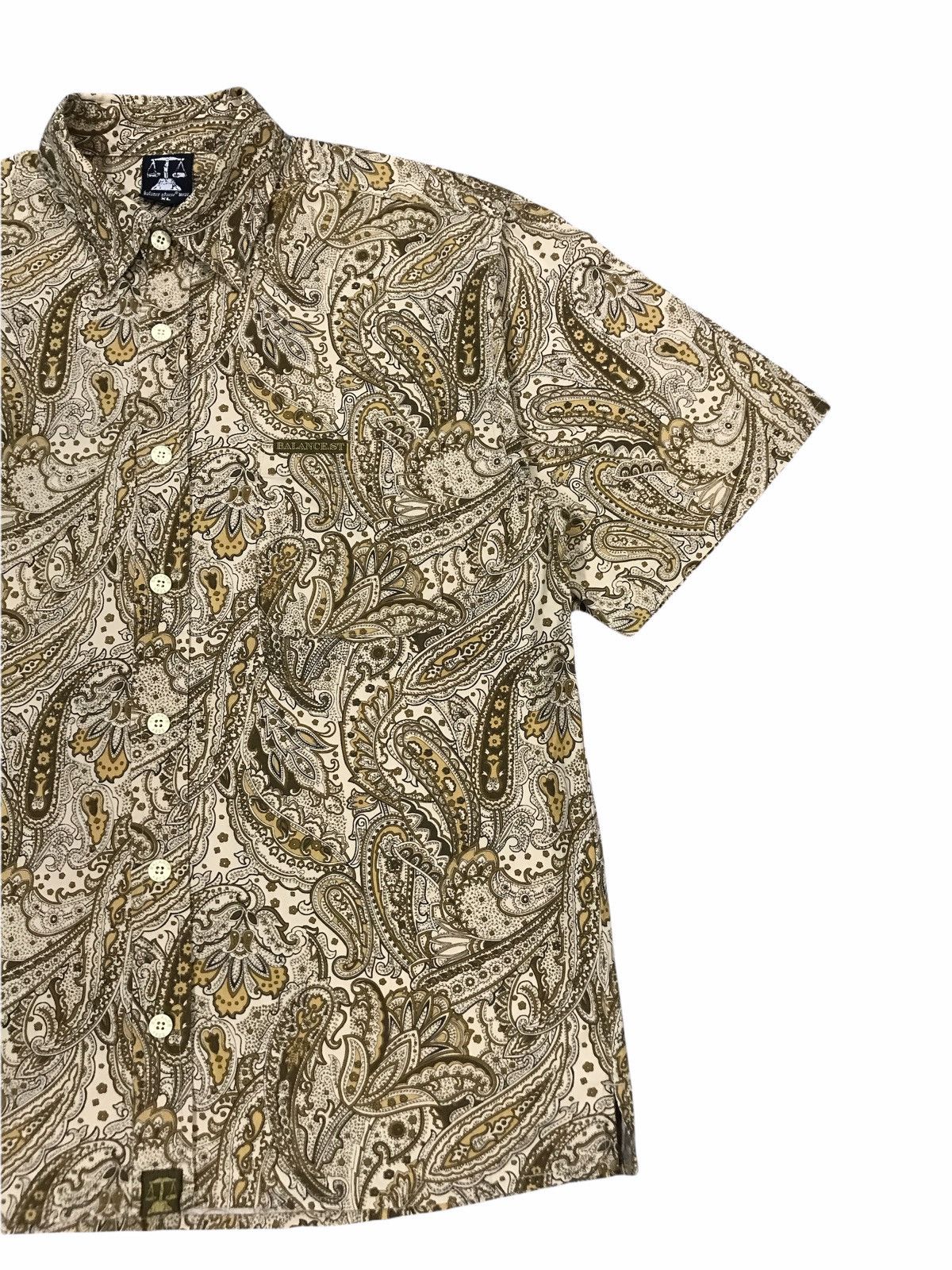 Japanese Brand Balance Street Wear Japan Paisley Shirt Size US XL / EU 56 / 4 - 3 Thumbnail