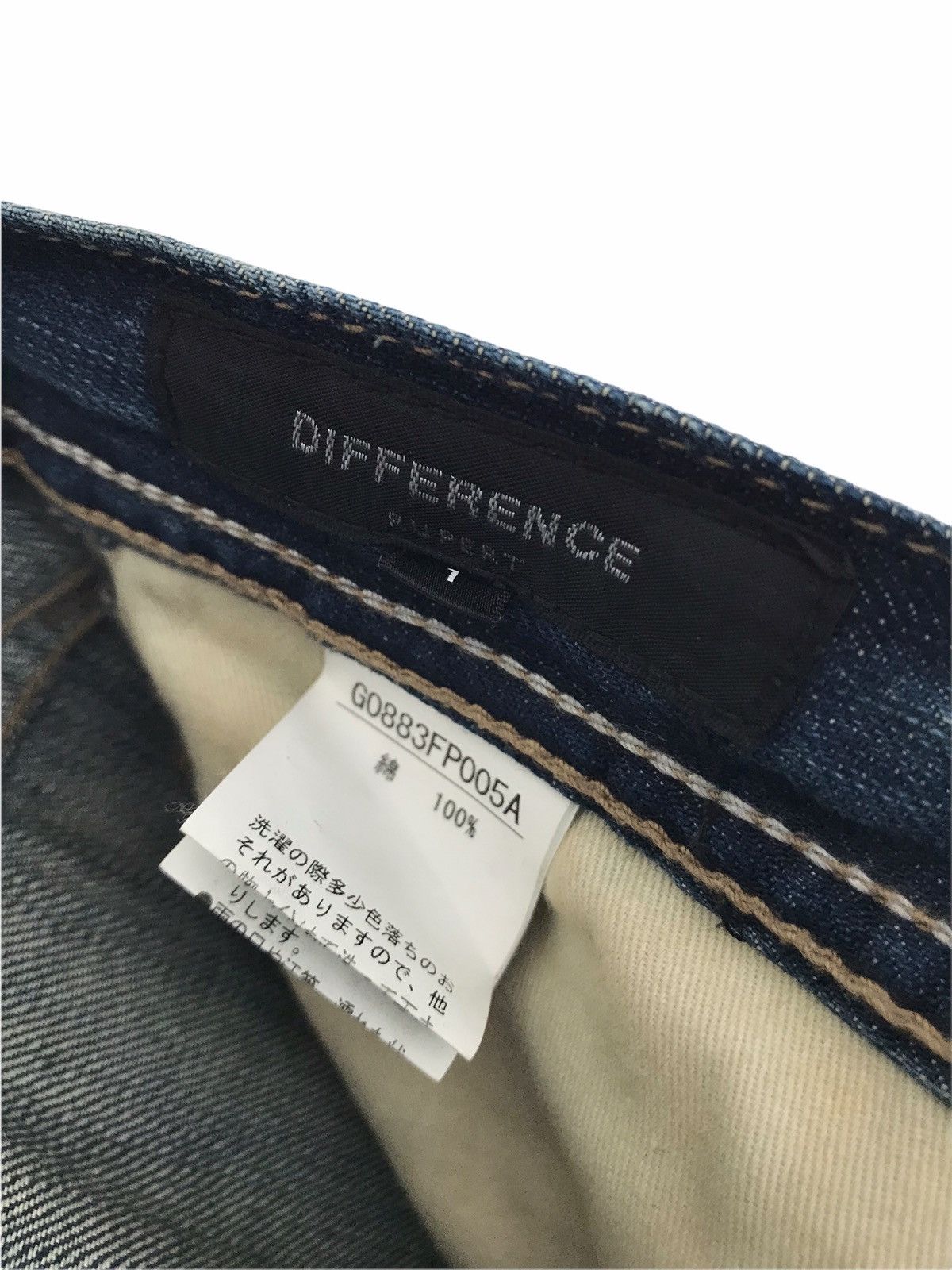 Japanese Brand Difference Rupert Japan Destroyed Slim Denim Jeans Size US 28 / EU 44 - 6 Thumbnail