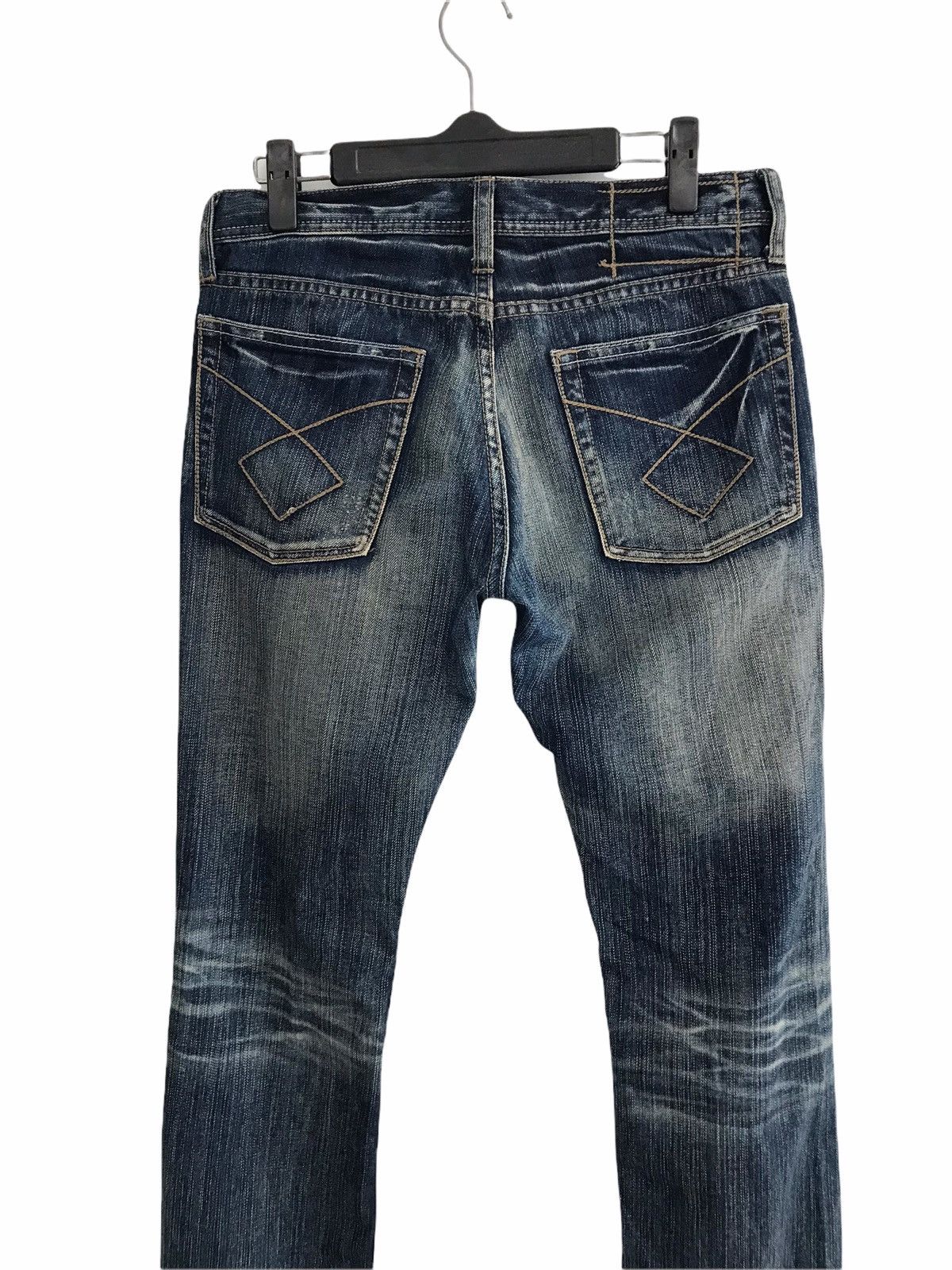 Japanese Brand Difference Rupert Japan Destroyed Slim Denim Jeans Size US 28 / EU 44 - 4 Thumbnail