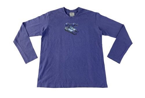 image of Nike Acg Sugar Sled Snow Scooter Big Logo Printed Tee, Men's (Size Medium)